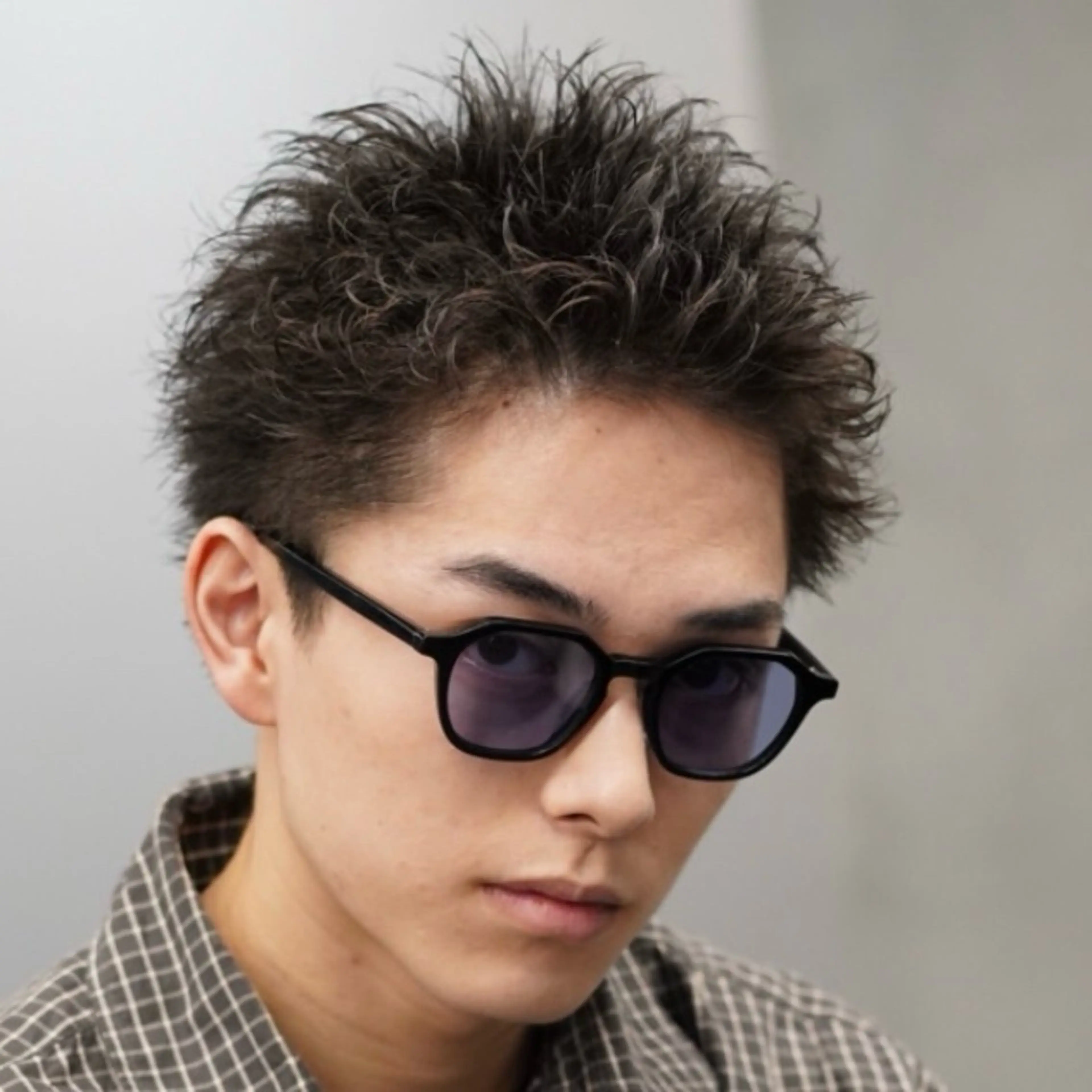 ショート パーマ ヘアアレンジ メンズ カット パーマ fifth Tokyo所属・fifth 石川 凪のヘアスタイル