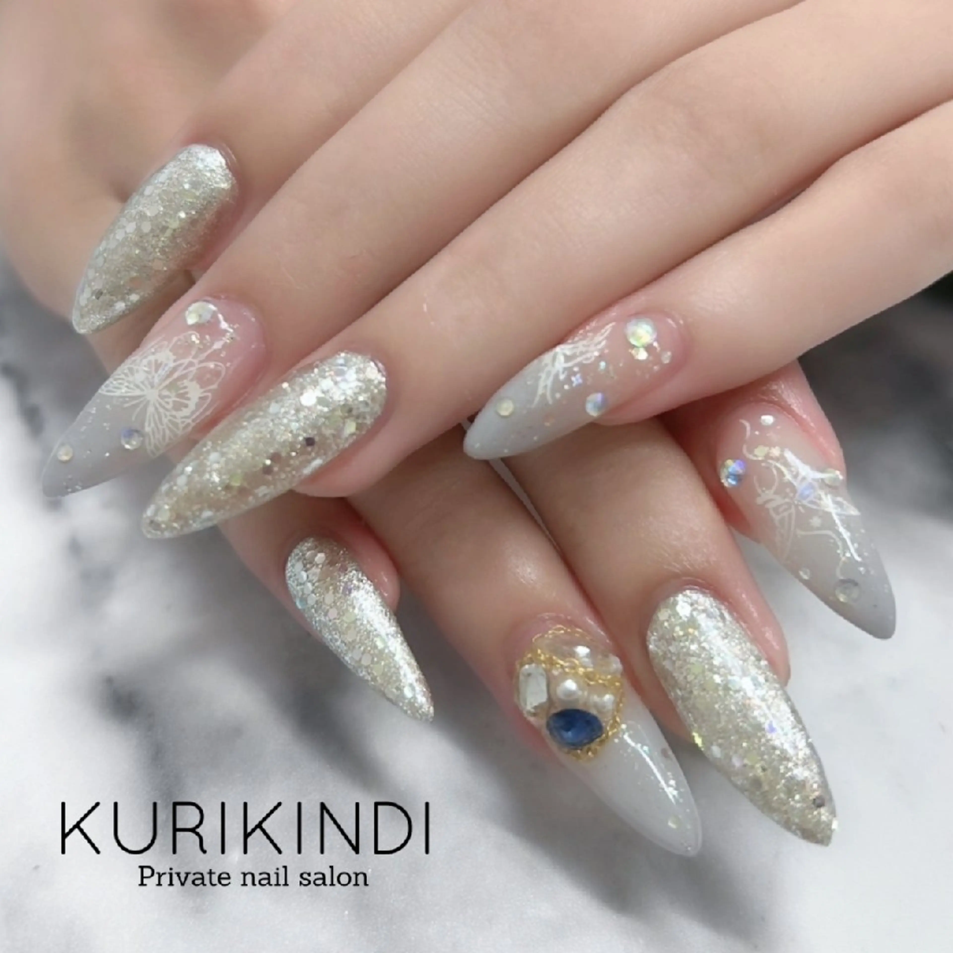 ネイル ジェルネイル ハンドネイル ネイルサロン KURIKINDIのネイルデザイン