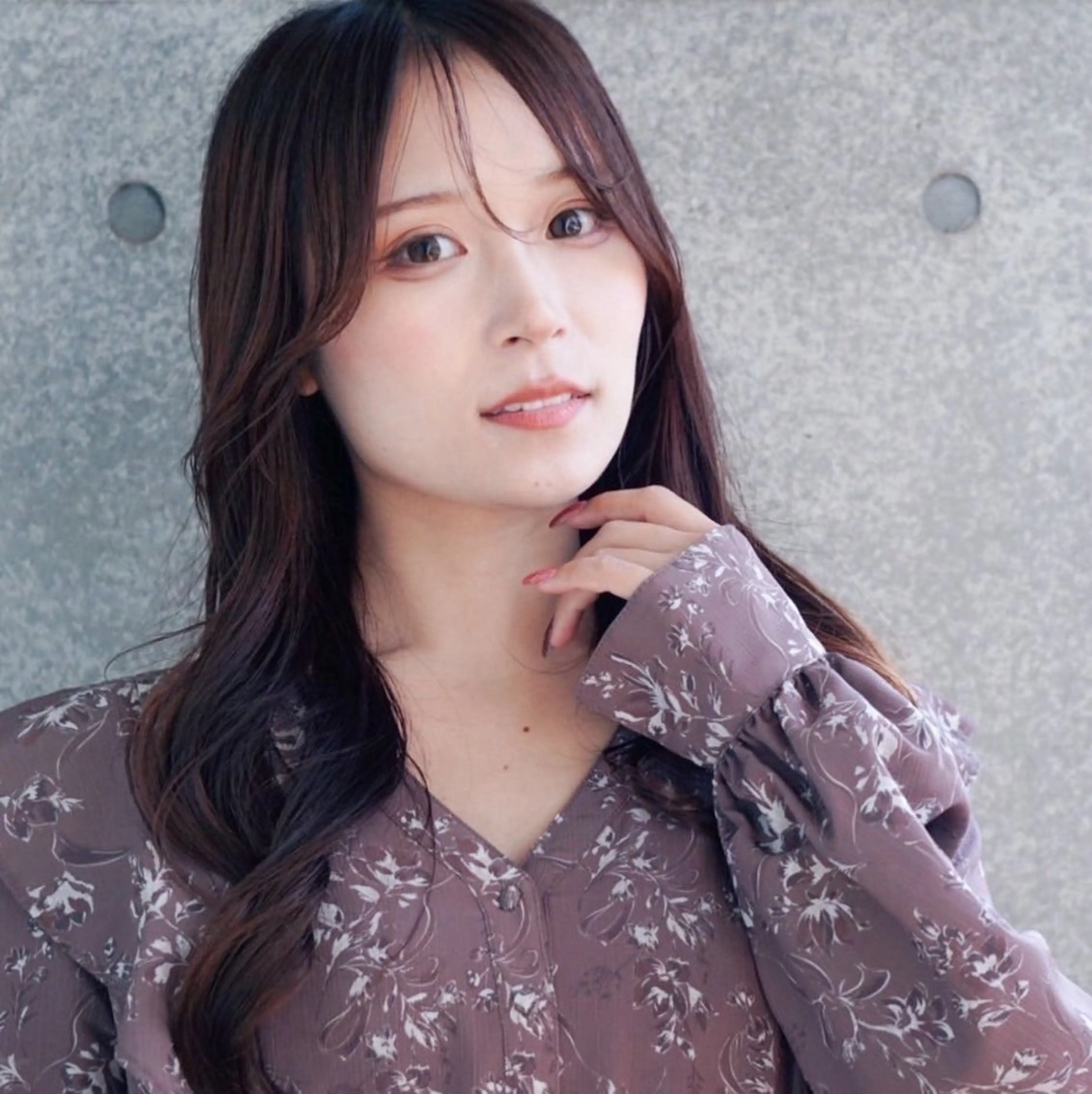 ロング カラー ブラウンカラー ロング カット ヘアカラー トリートメント 安岡美咲✂︎ 艶カラー/髪質改善のヘアスタイル