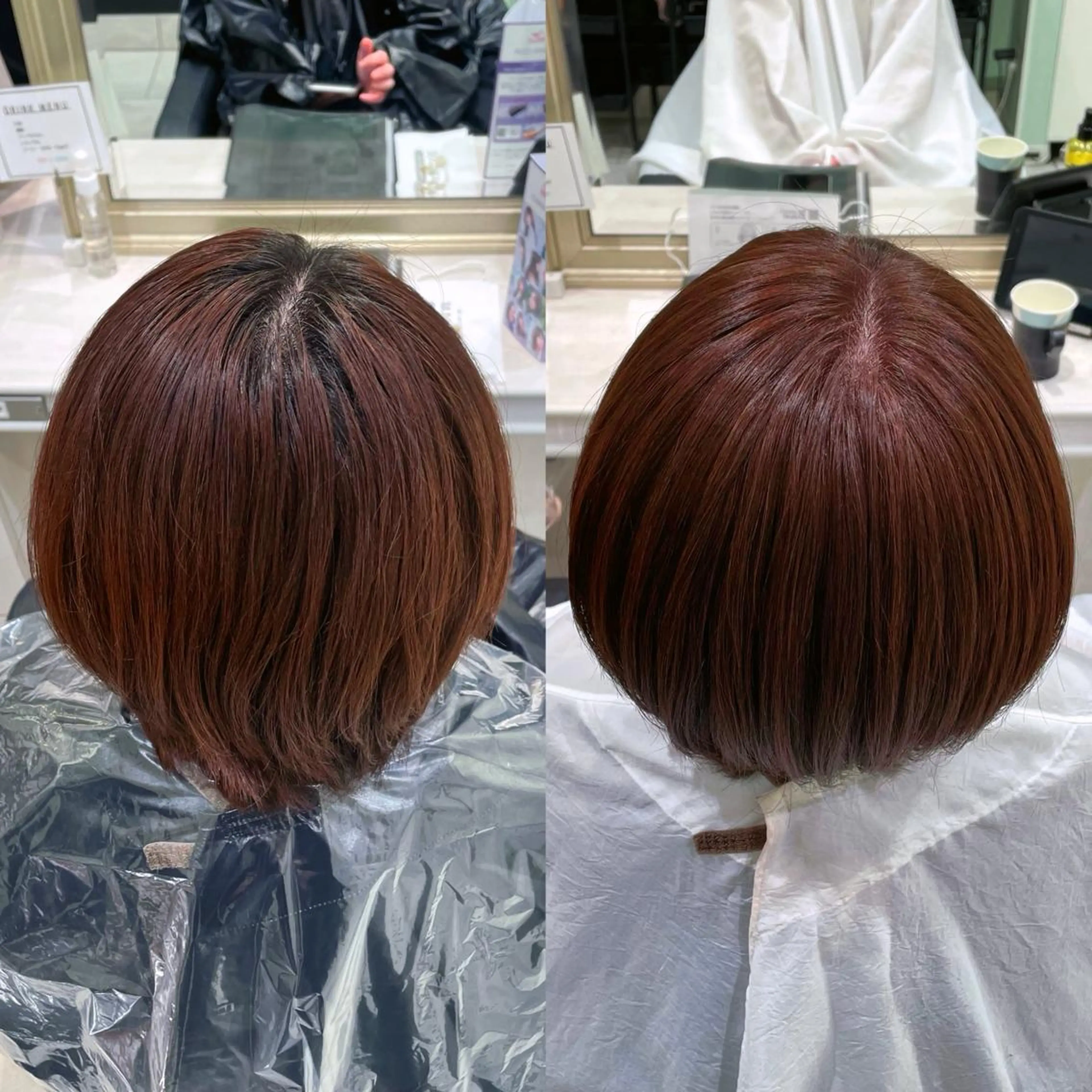 ショート カラー カット ヘアカラー トリートメント ヘアセット パク・ボミン小野リエ 韓国ハーフ🦊のその他イメージ
