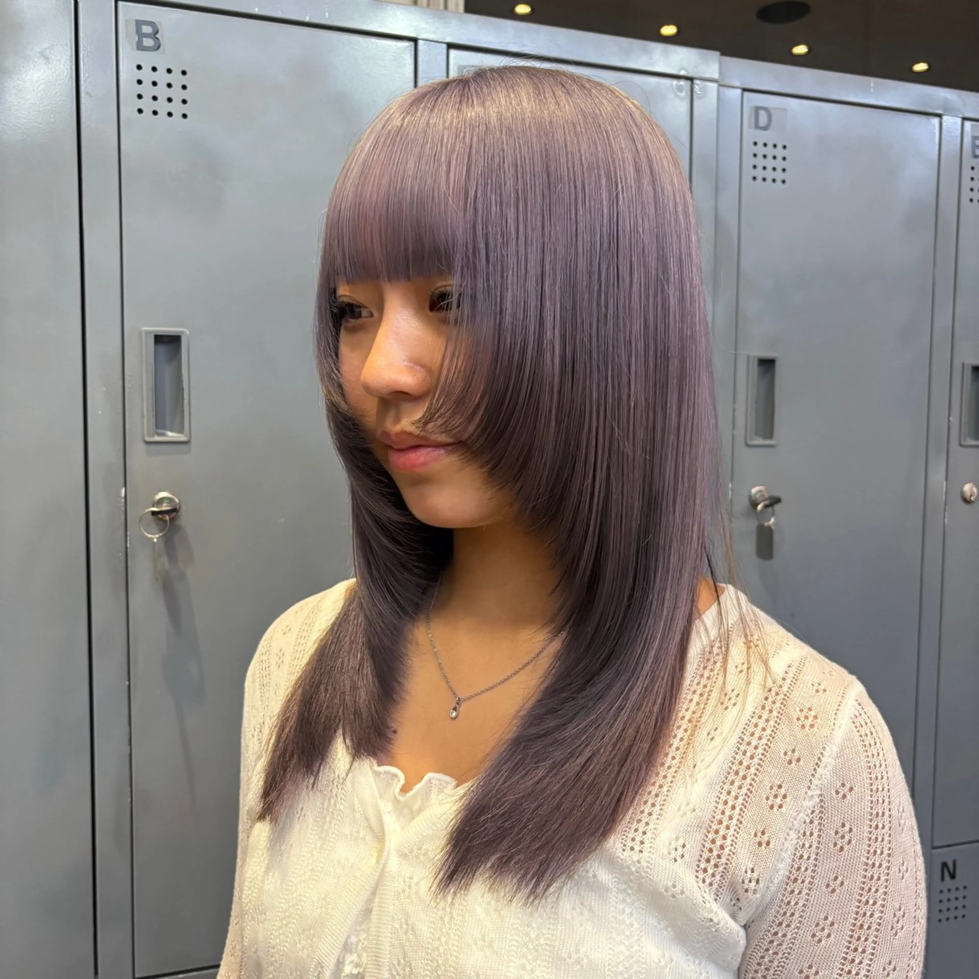 セミロング ☘️かわいいハイトー ン☘️nonokaのヘアスタイル