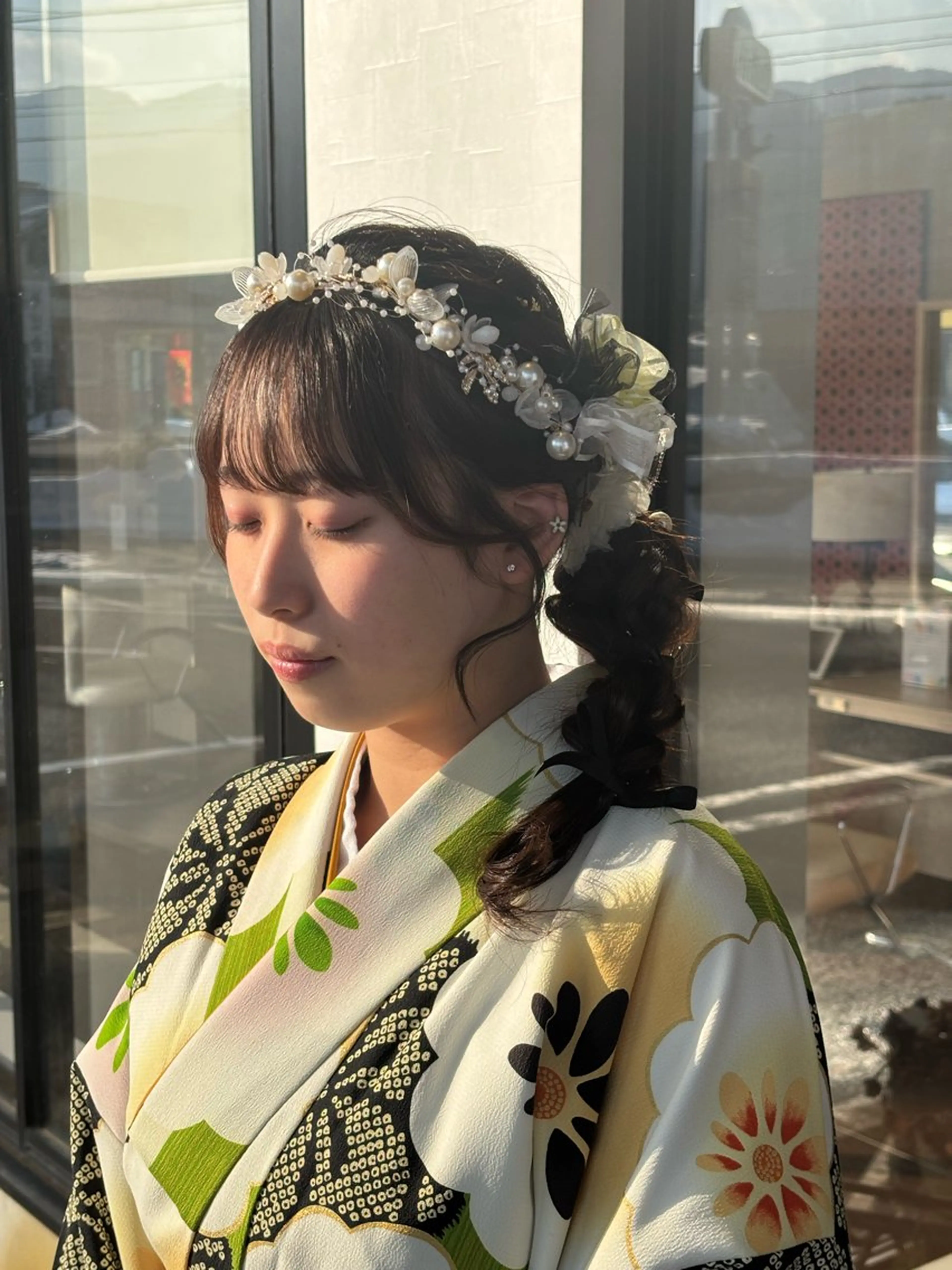 ヘアセットの写真