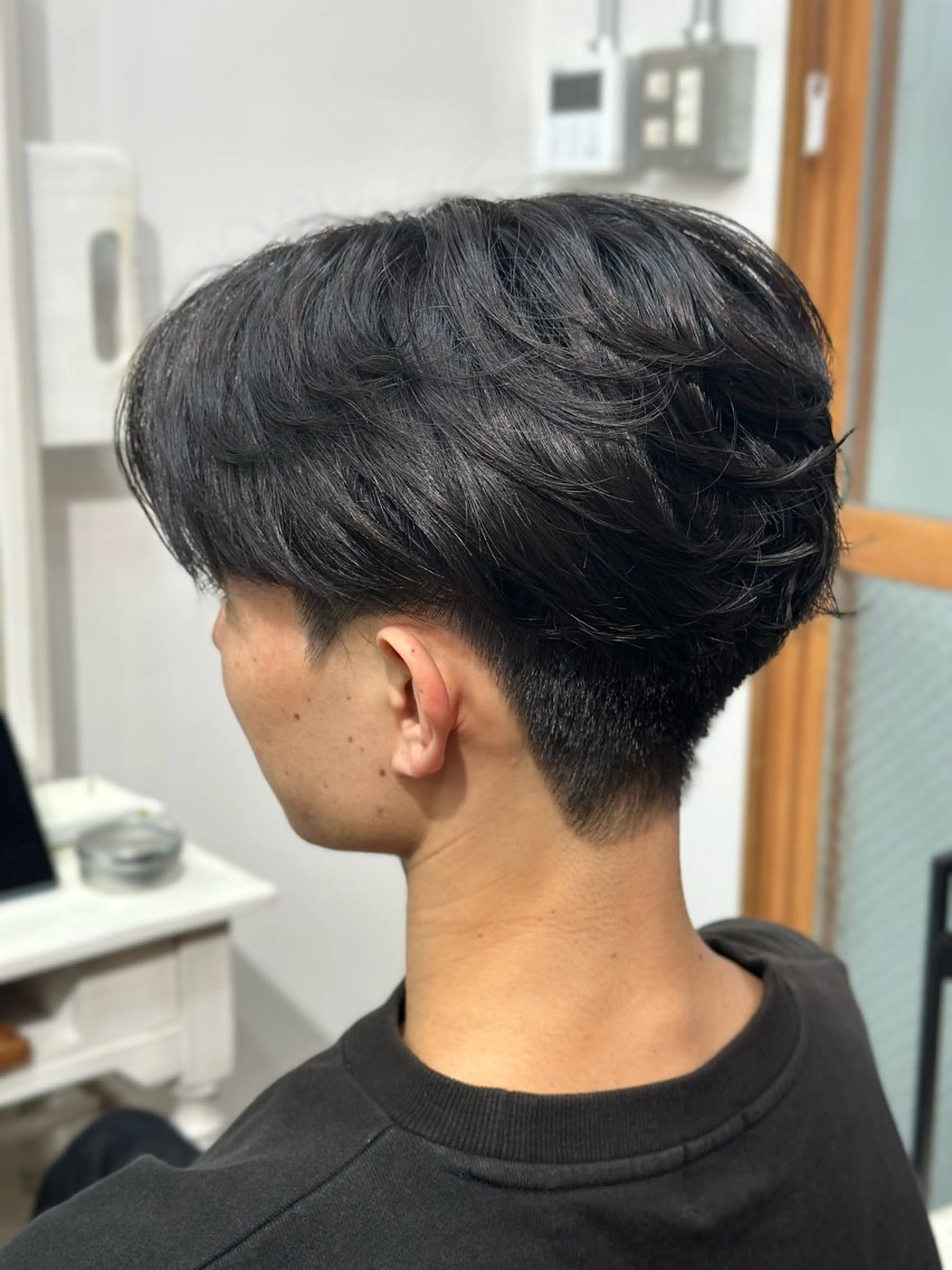 メンズ フェザーパーマ メンズパーマ カット パーマ Snalyメンズ特化 スエハラのヘアスタイル