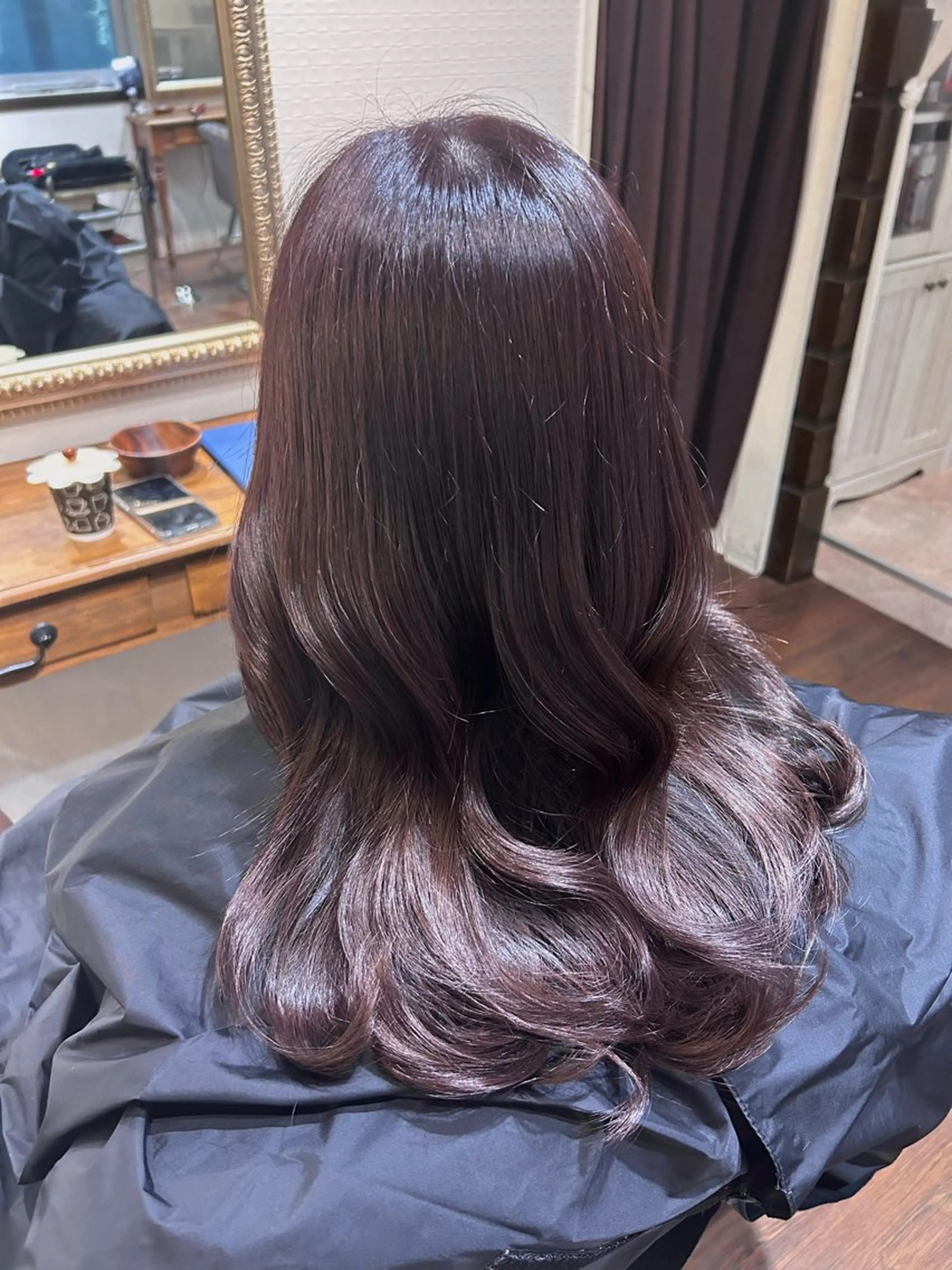 セミロング カラー レイヤーカット As hair所属・柔らか垢抜けｶﾗｰと ｶｯﾄ🫧ASUKAのヘアスタイル