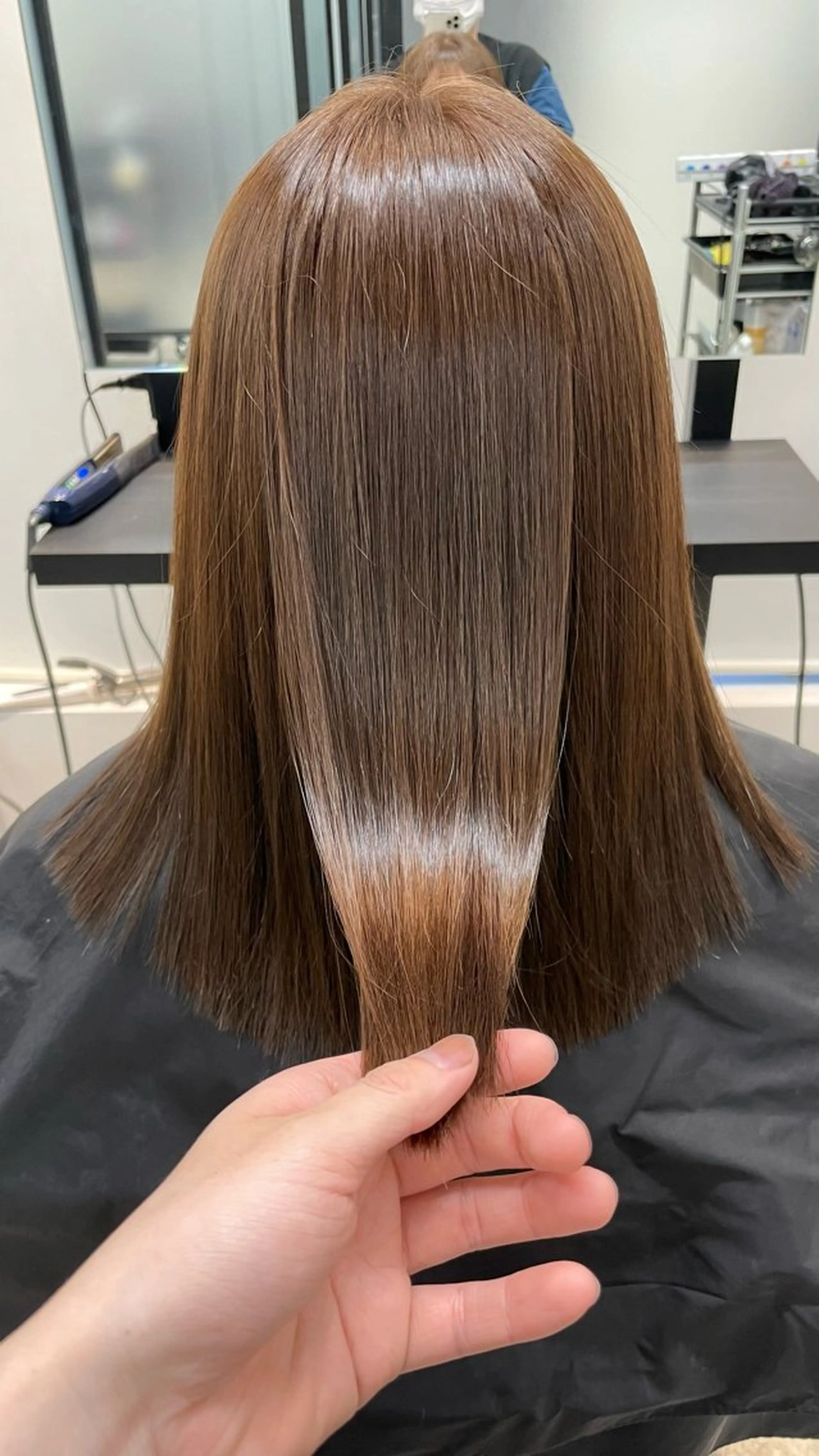 ミディアム ヘッドスパ 山口滉斗/美髪 縮毛矯正/髪質改善のヘアスタイル