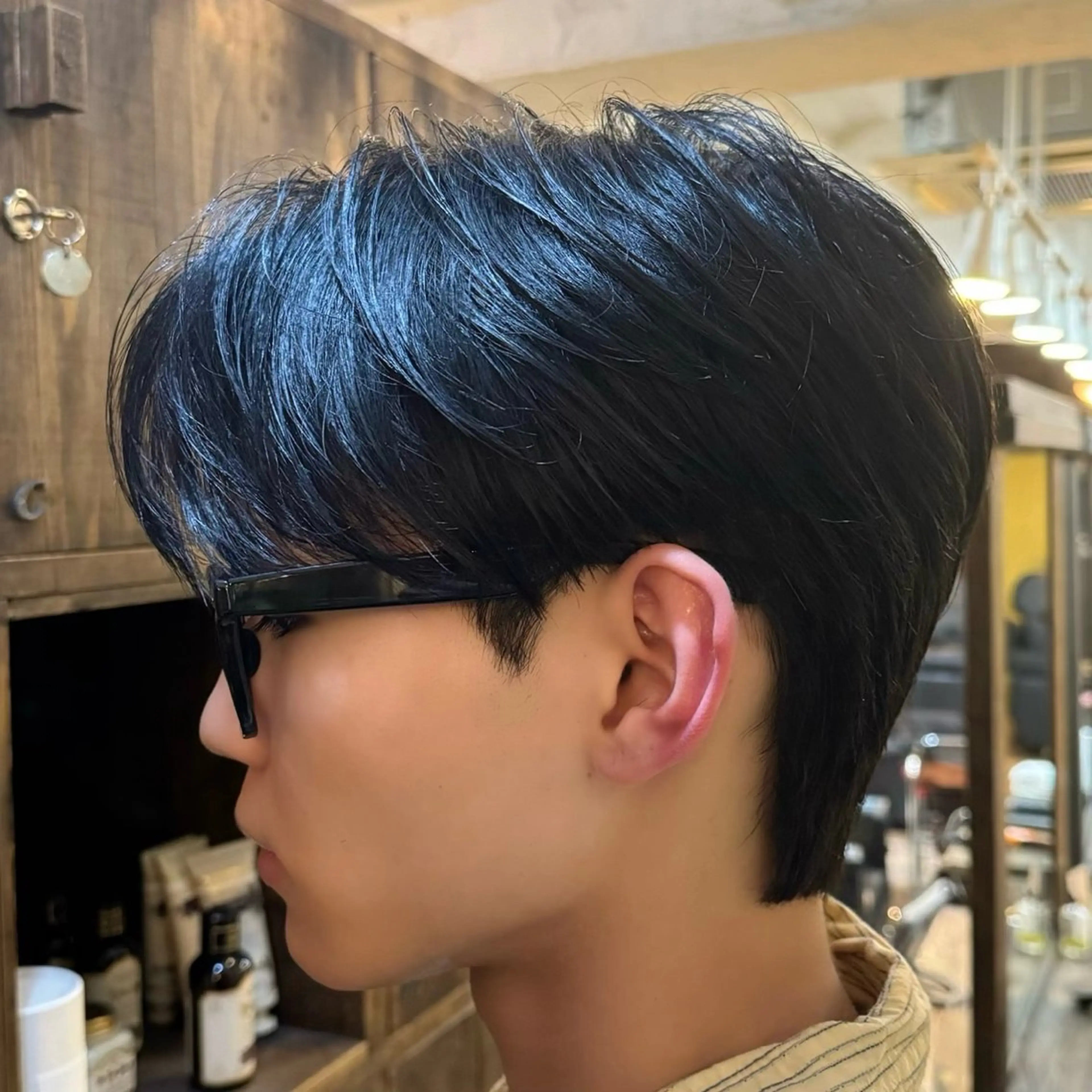 メンズ カット 韓国ヘア🫧艶カラー 🫧髪質改善/オオヤのヘアスタイル