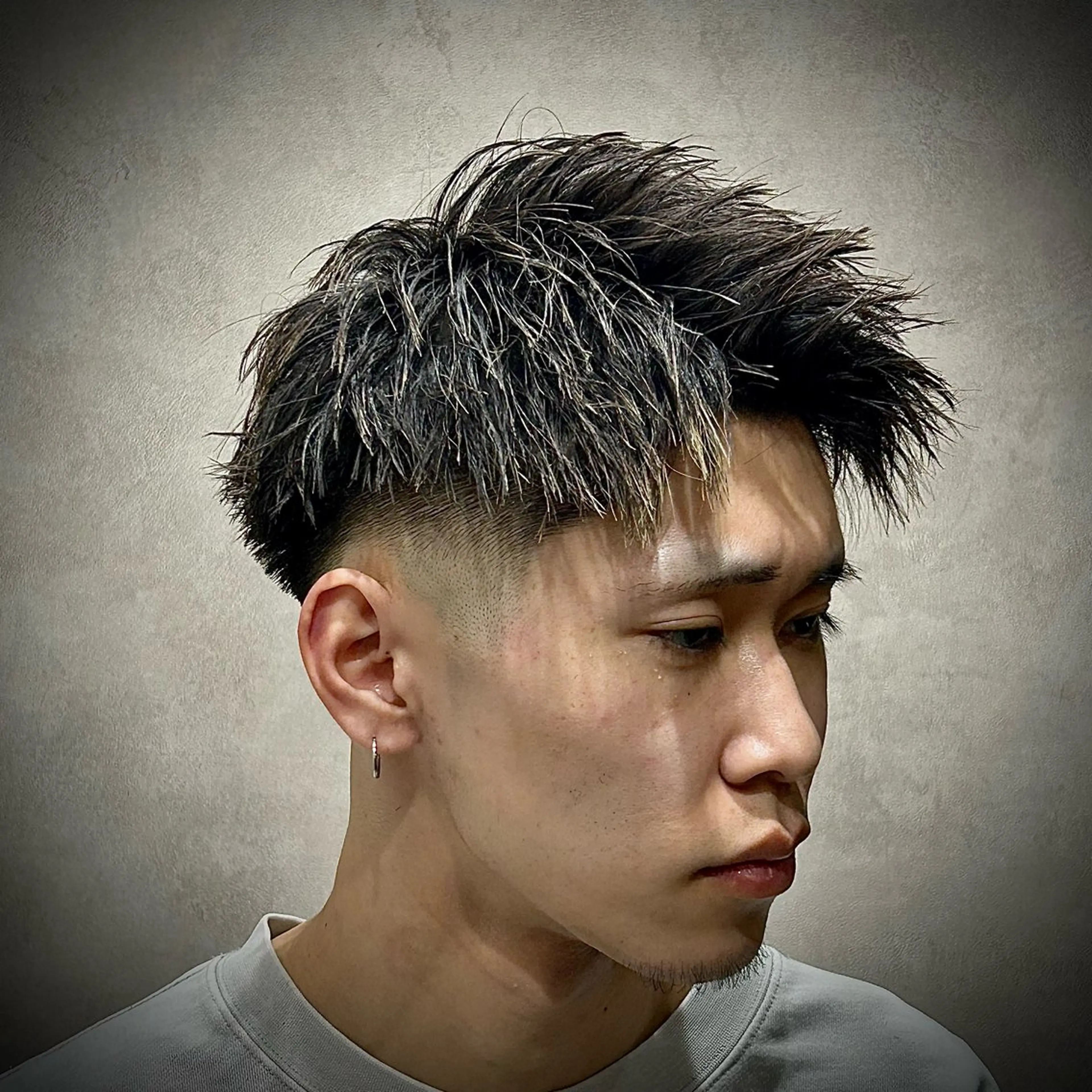 メンズ フェードカット カット パーマ 革命🔥ツイスパ/フ ェザー特化SHOTAのヘアスタイル