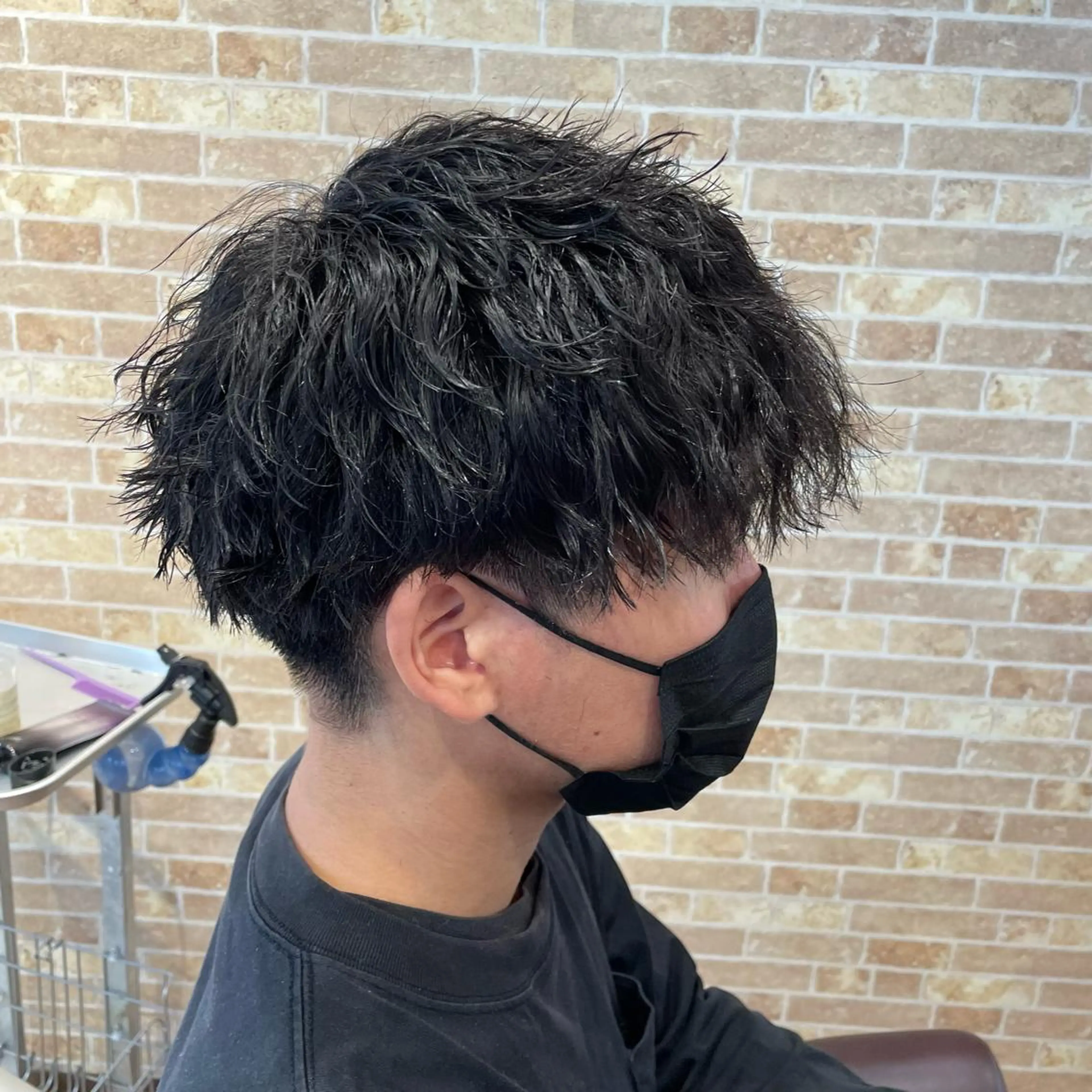 ショート パーマ メンズ ツイスパ/メンズ特化 🦋𝑺𝑶𝑵𝑬の眉毛・アイブロウイメージ