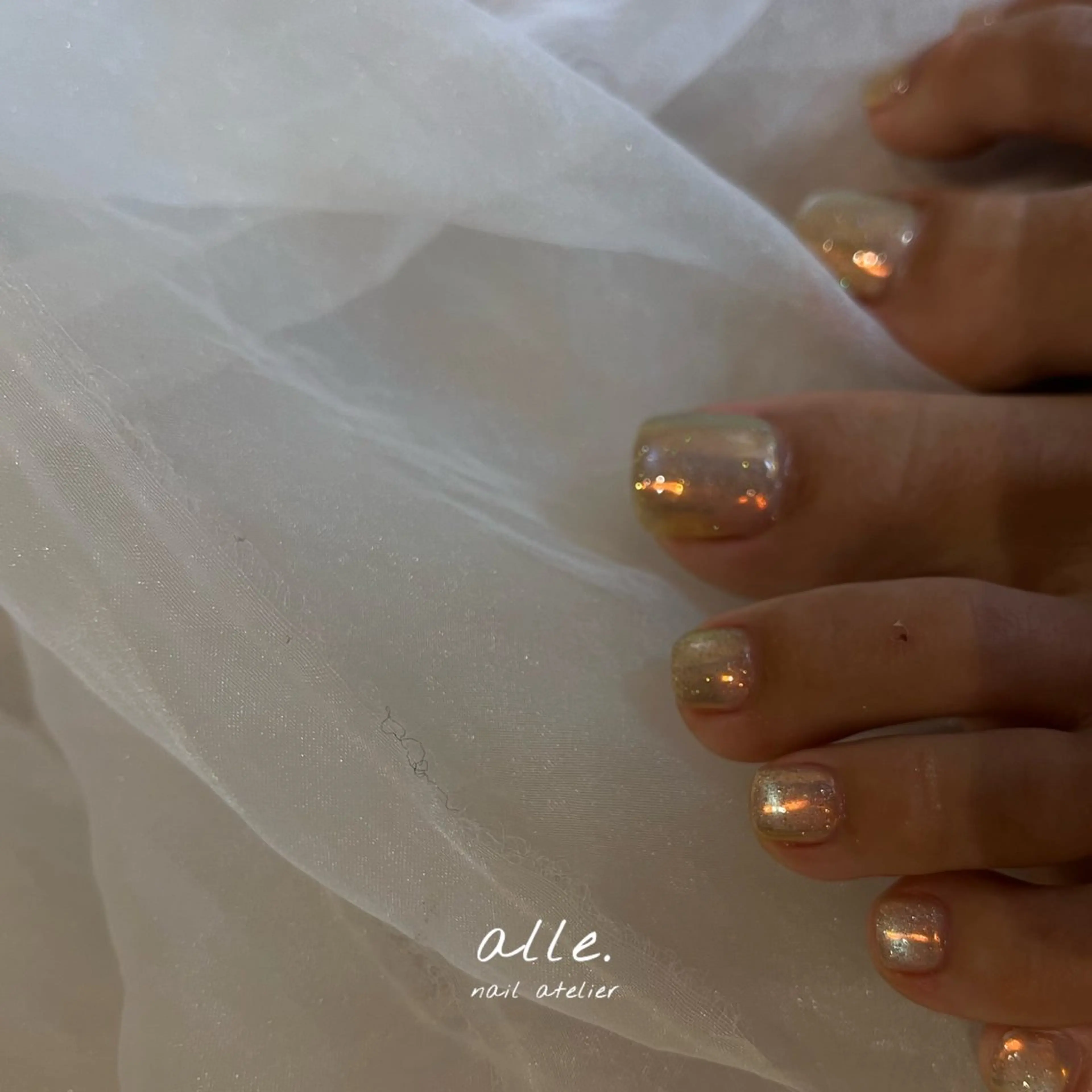 ネイル フットネイル atelier alle.のネイルデザイン