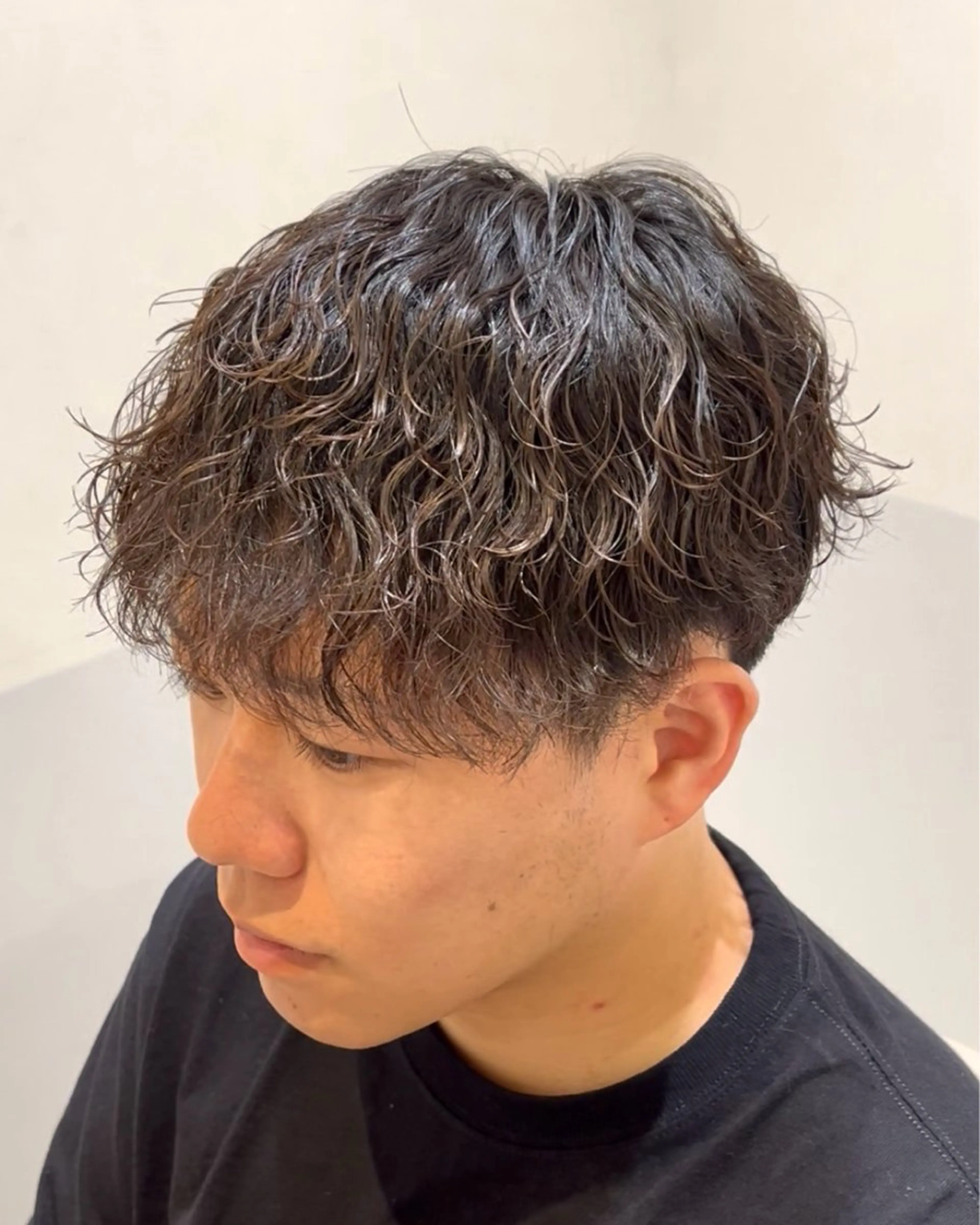 ショート カット パーマ 吉田 笙乃のヘアスタイル