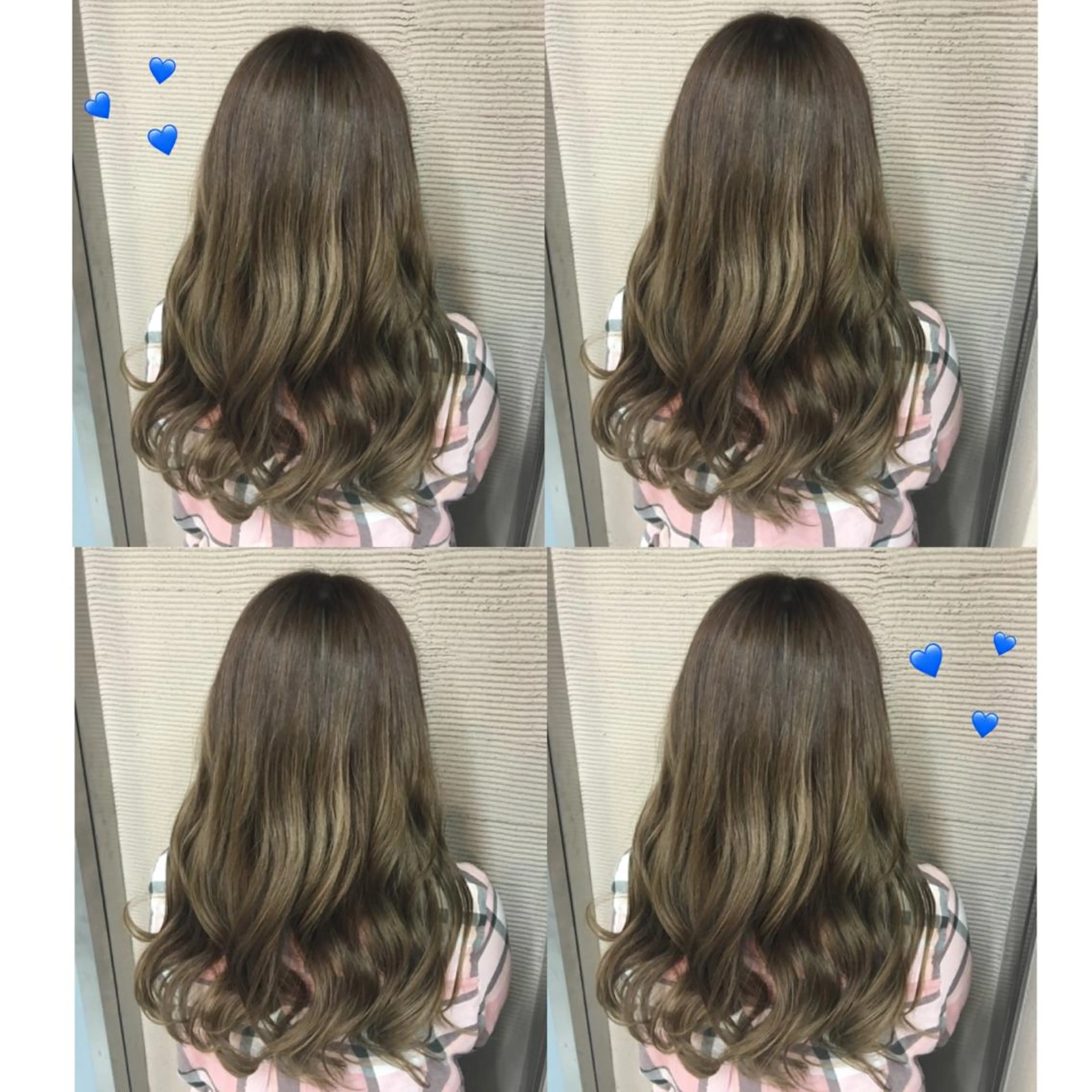 ロング カラー アディクシーカラー グレージュ 韓国ヘア得意❤︎森澤 悠佳のヘアスタイル