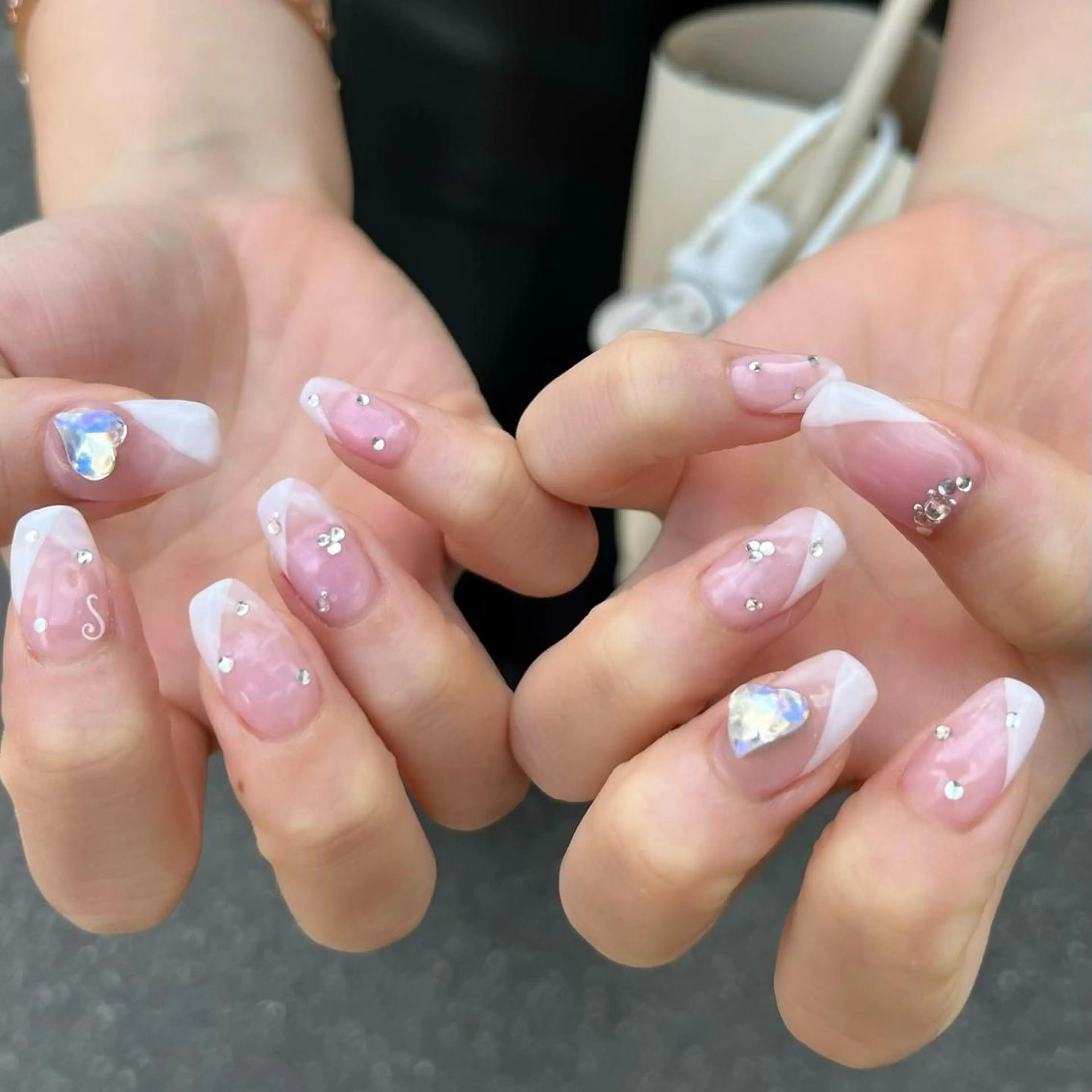 ネイル ハート ハンドネイル Nail Salon　Ｋのネイルデザイン