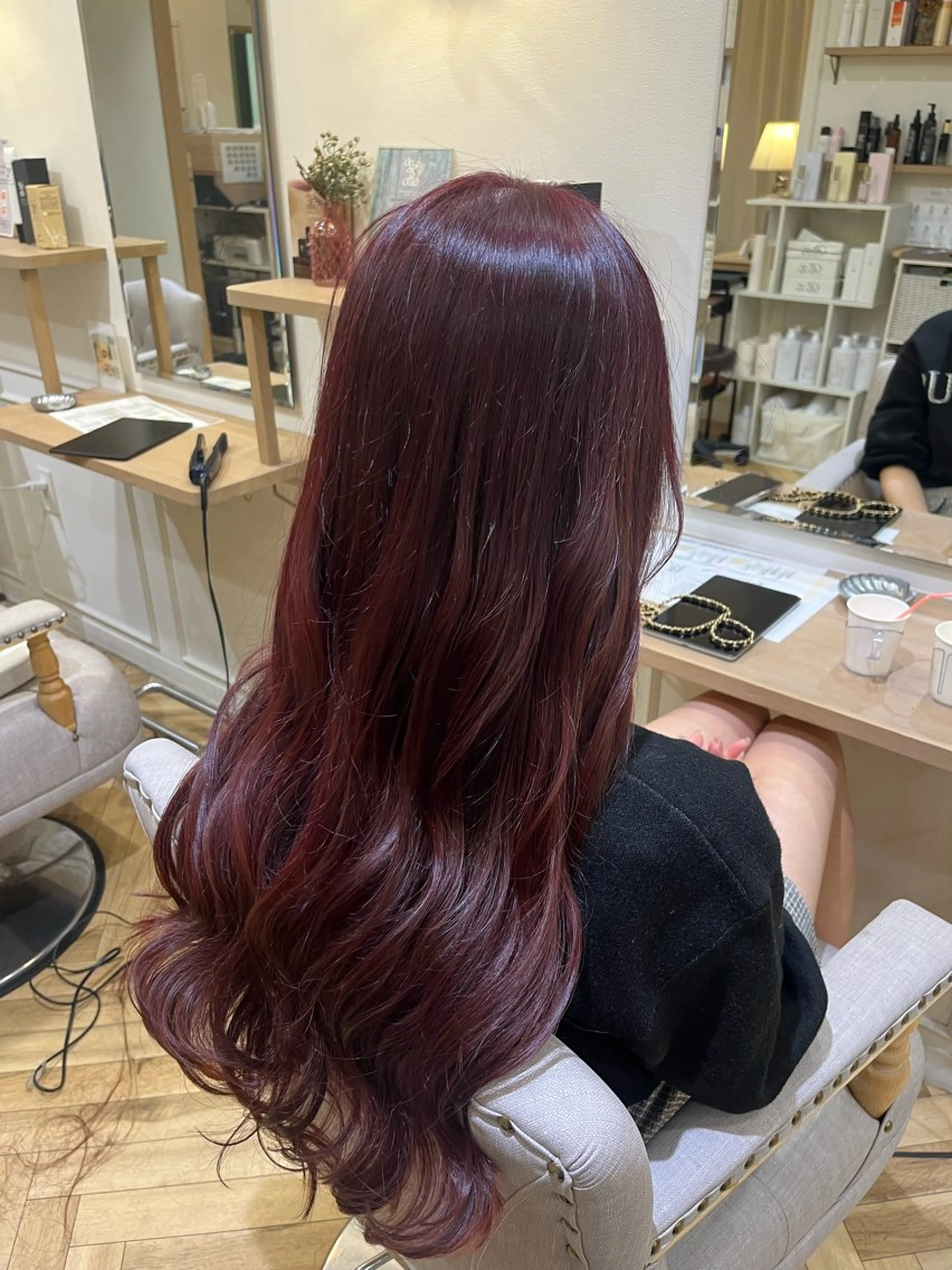 ロング 大久保 真希のヘアスタイル