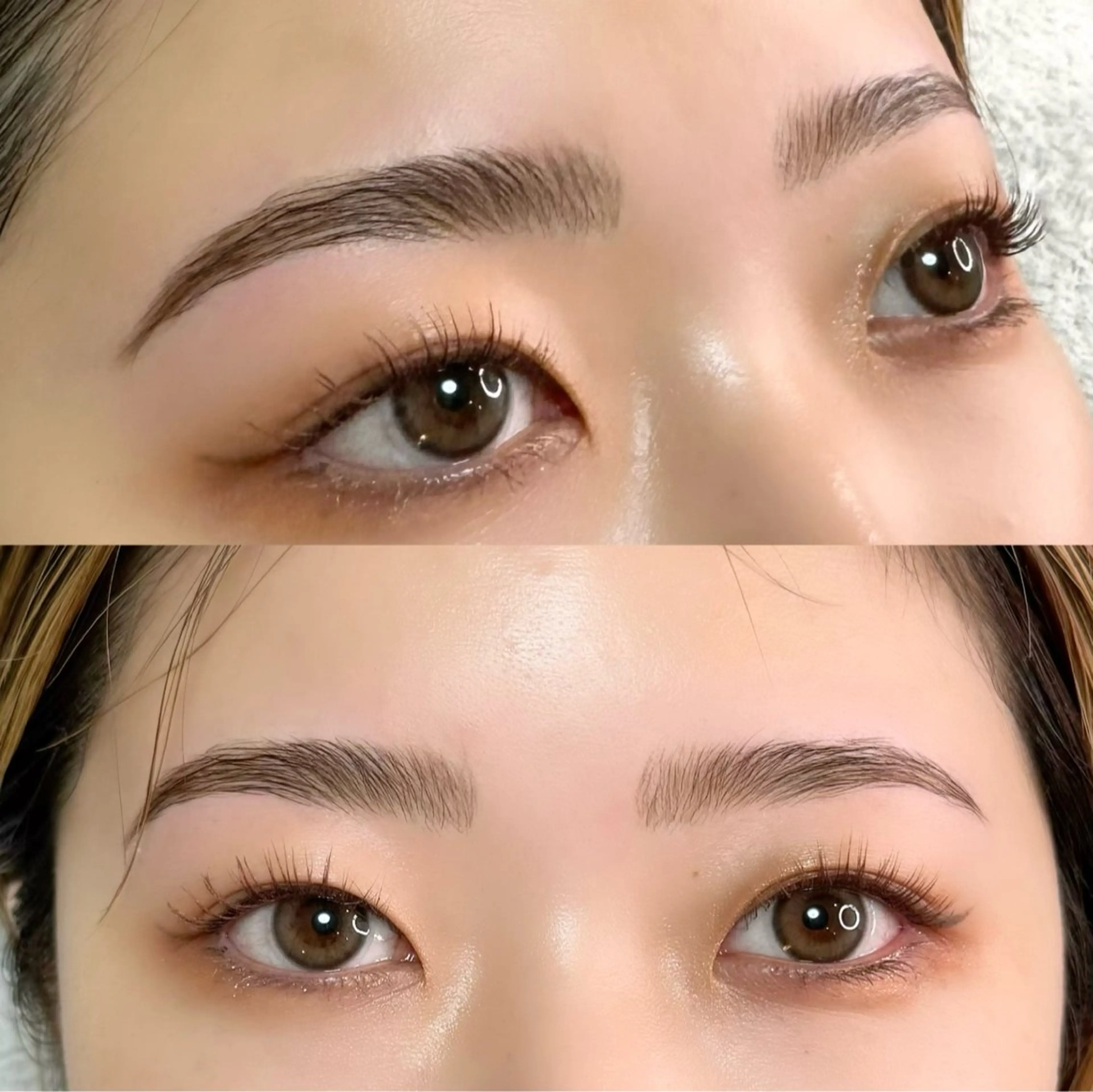 オーダーメイドダメージレスまつぱ&【美眉Wax脱毛＋ハリウッドブロウリフト(毛流れ矯正)】の写真