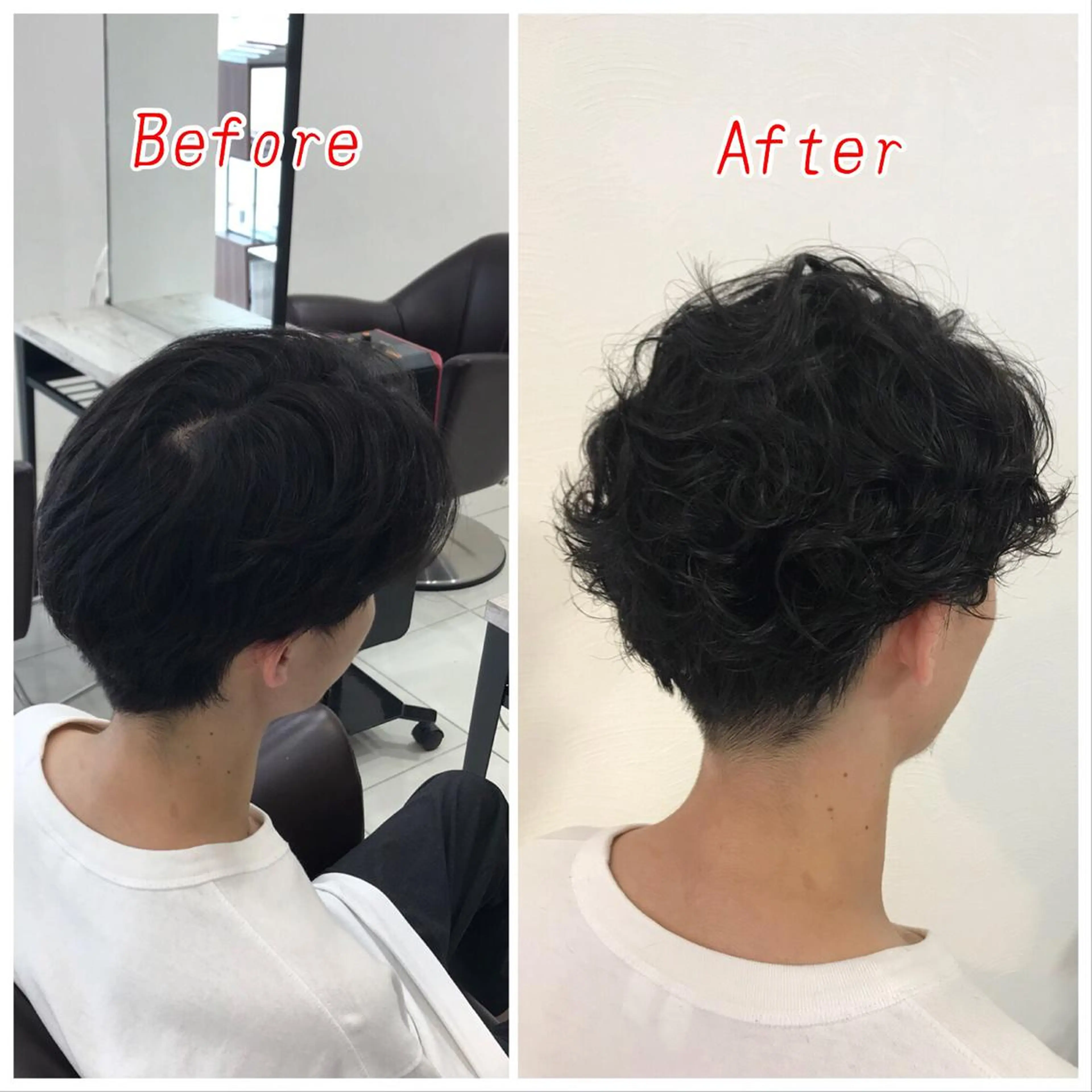 ショート パーマ メンズ メンズパーマ ニュアンスパーマ stylist/蛯谷 珠里のヘアスタイル
