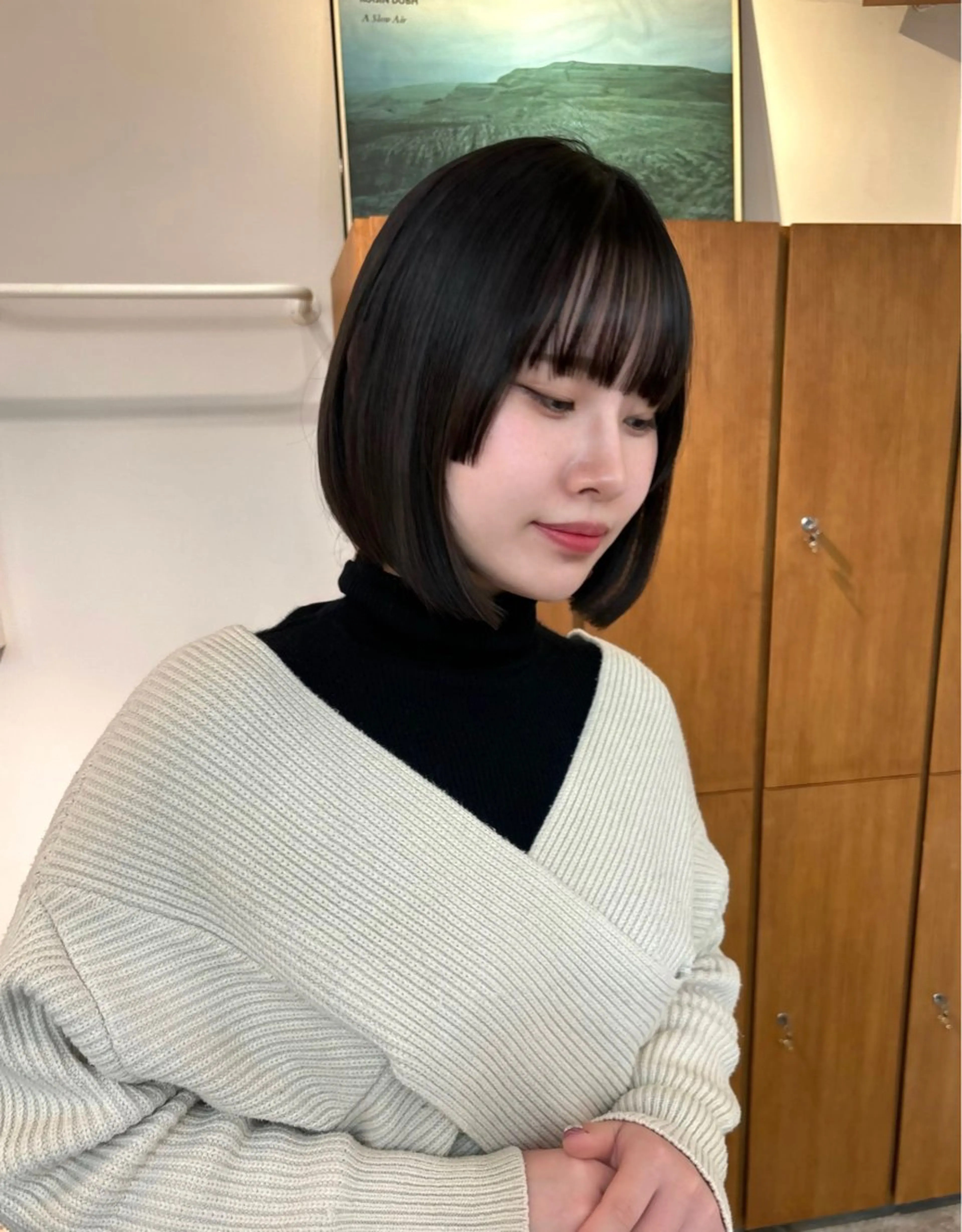 ミディアム aiko【艶カラー ・ミニモ年内で終了】のヘアスタイル