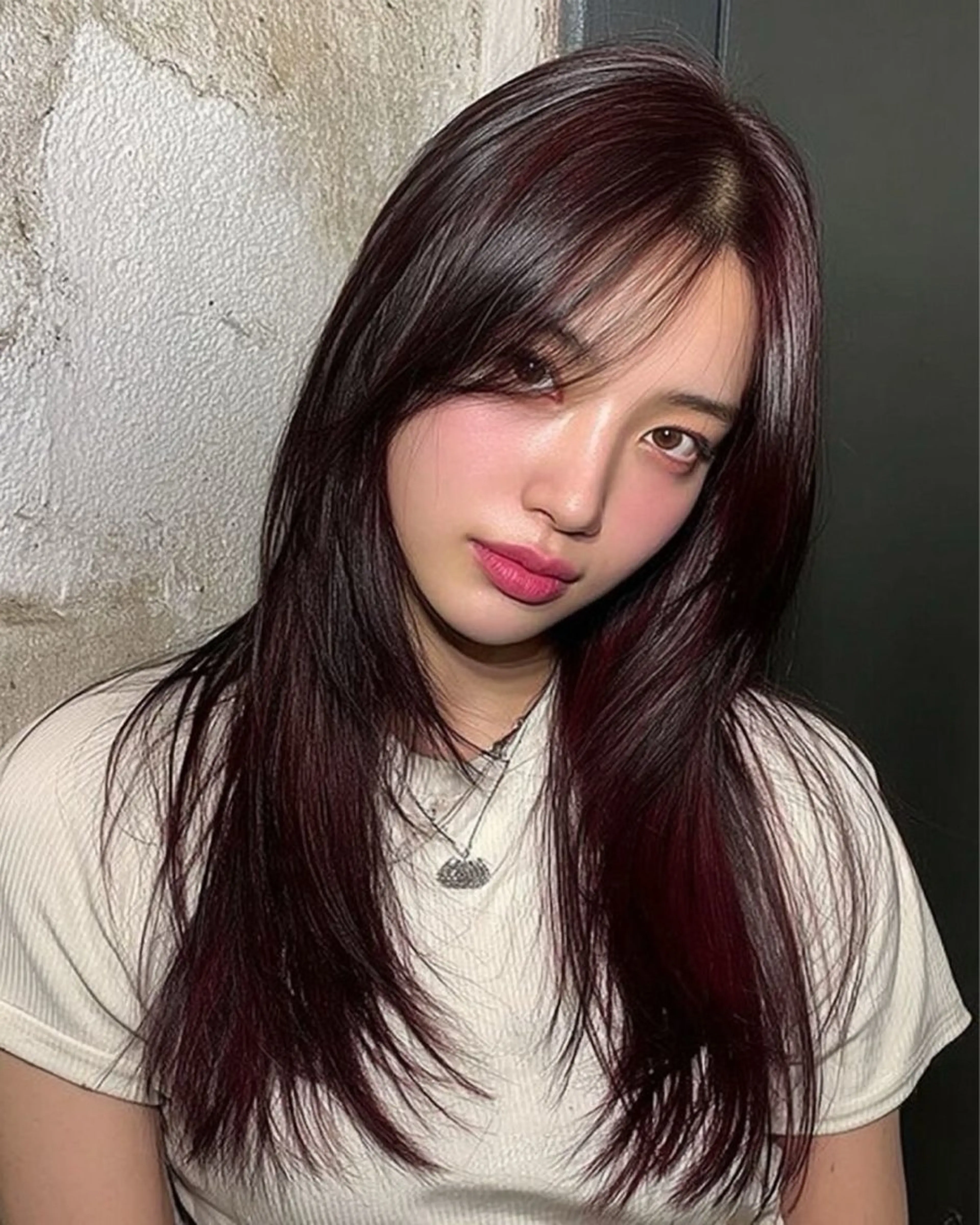 セミロング カット ヘアカラー トリートメント ニワ/レイヤーカット /透明感カラー💎のヘアスタイル