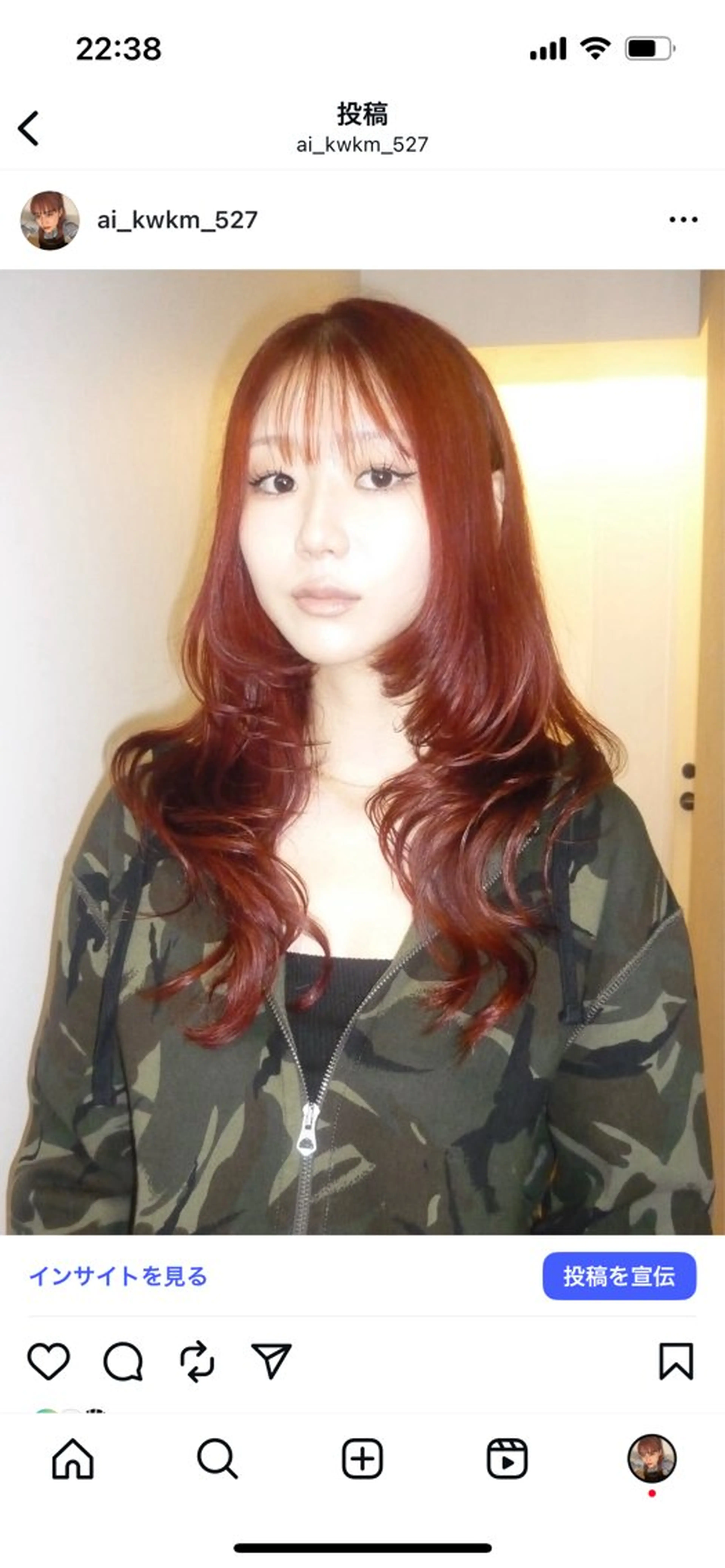 ミディアム カラー ヘアカラー 🌟暖色系ハイトーン 🌟AIのヘアスタイル