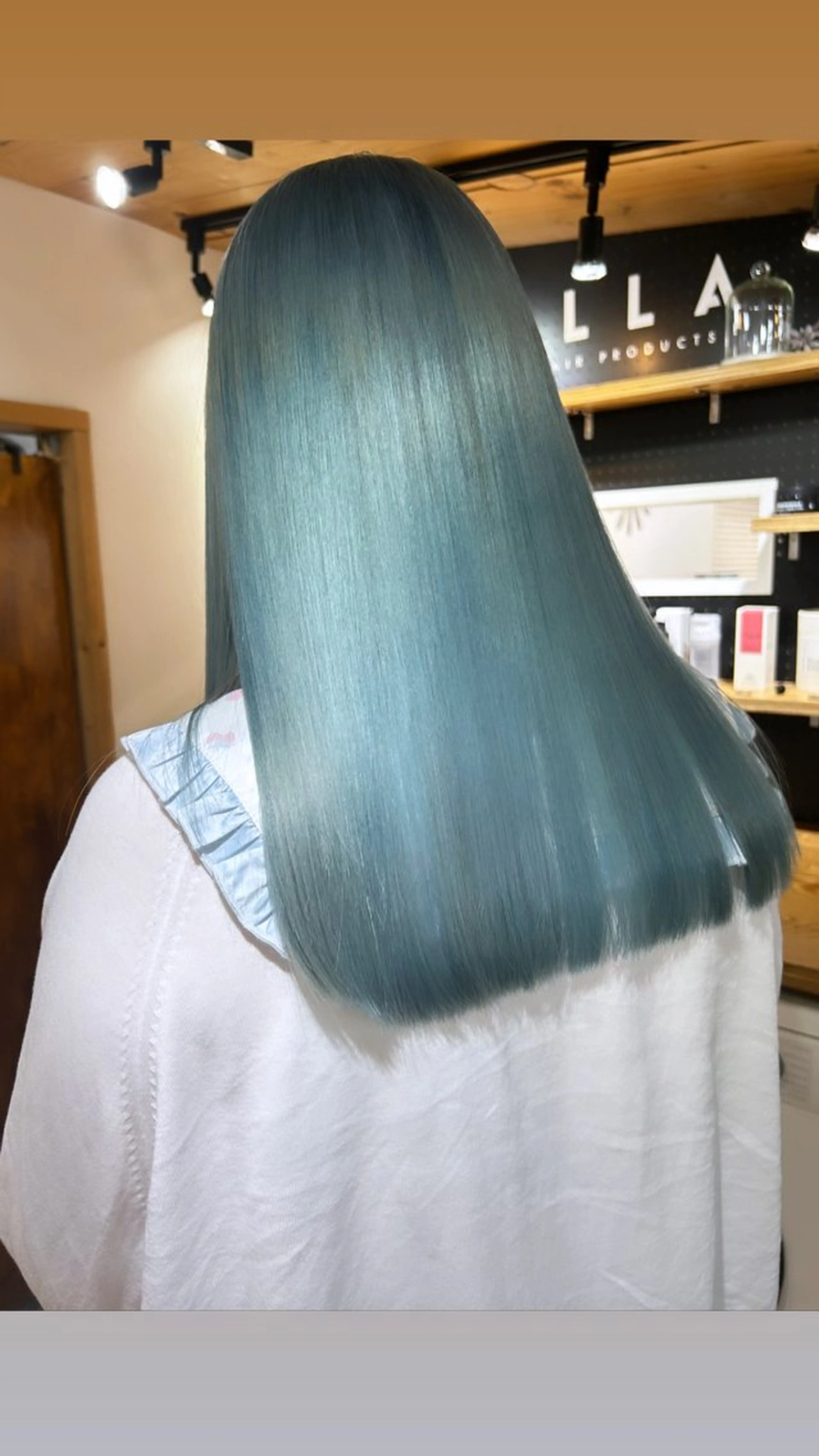 セミロング カラー メンズ カット ヘアカラー トリートメント 🧸艶々韓国ヘア 🧁mizunaのヘアスタイル