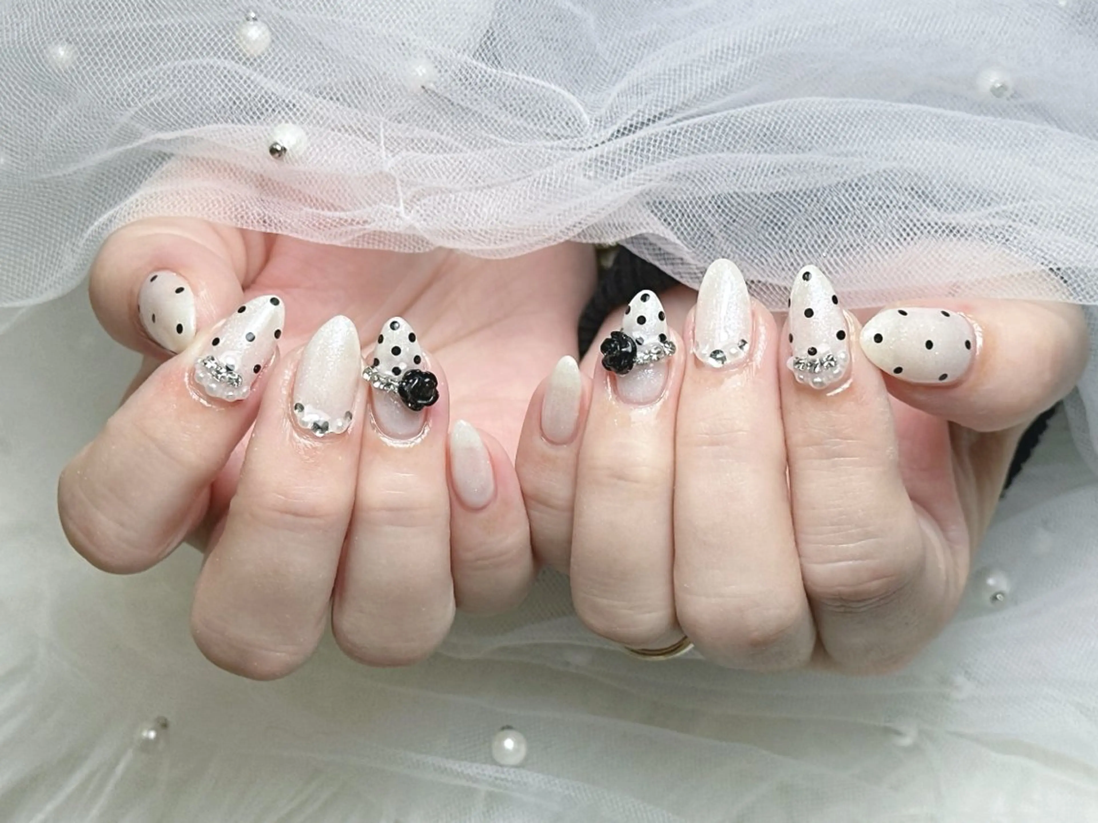 ネイル ハンドネイル フットネイル 【Eclat ｴｸﾗ】nail＆beauty所属・Eclat〔ｴｸﾗ〕 MOEKA𝜗𝜚*のネイルデザイン