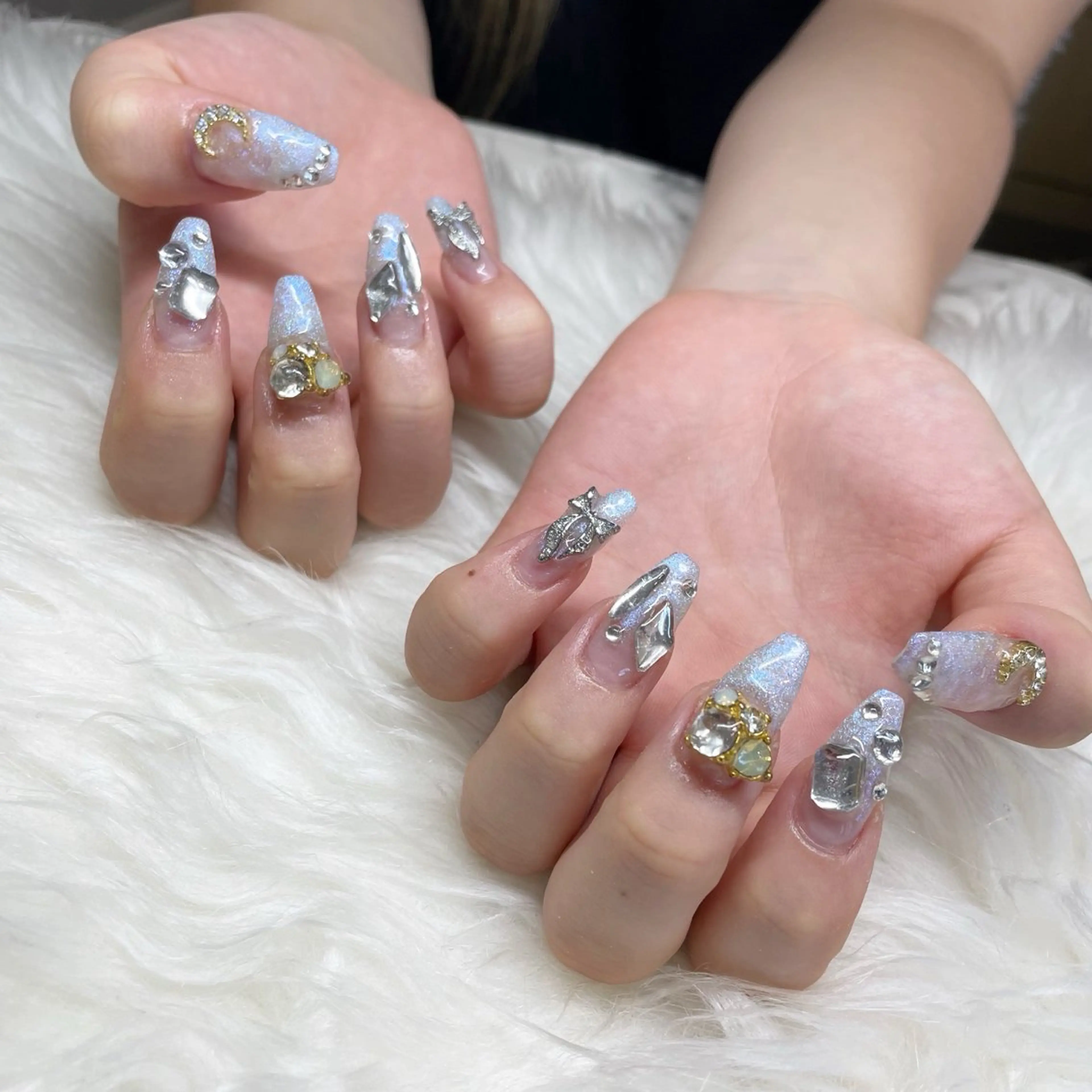 ロング ハンドネイル see love gritterのネイルデザイン