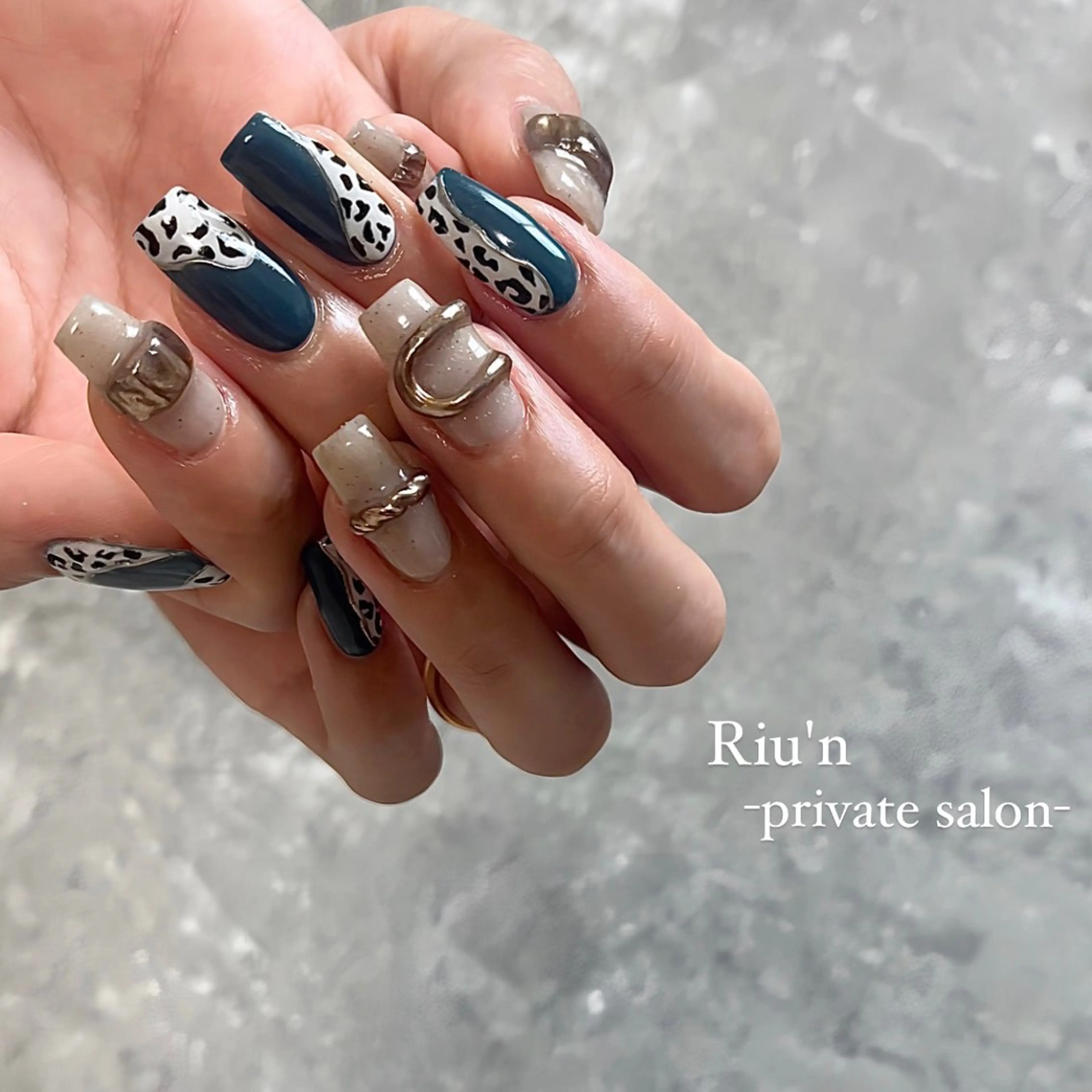 ネイル ハンドネイル Riu*n -private-のネイルデザイン