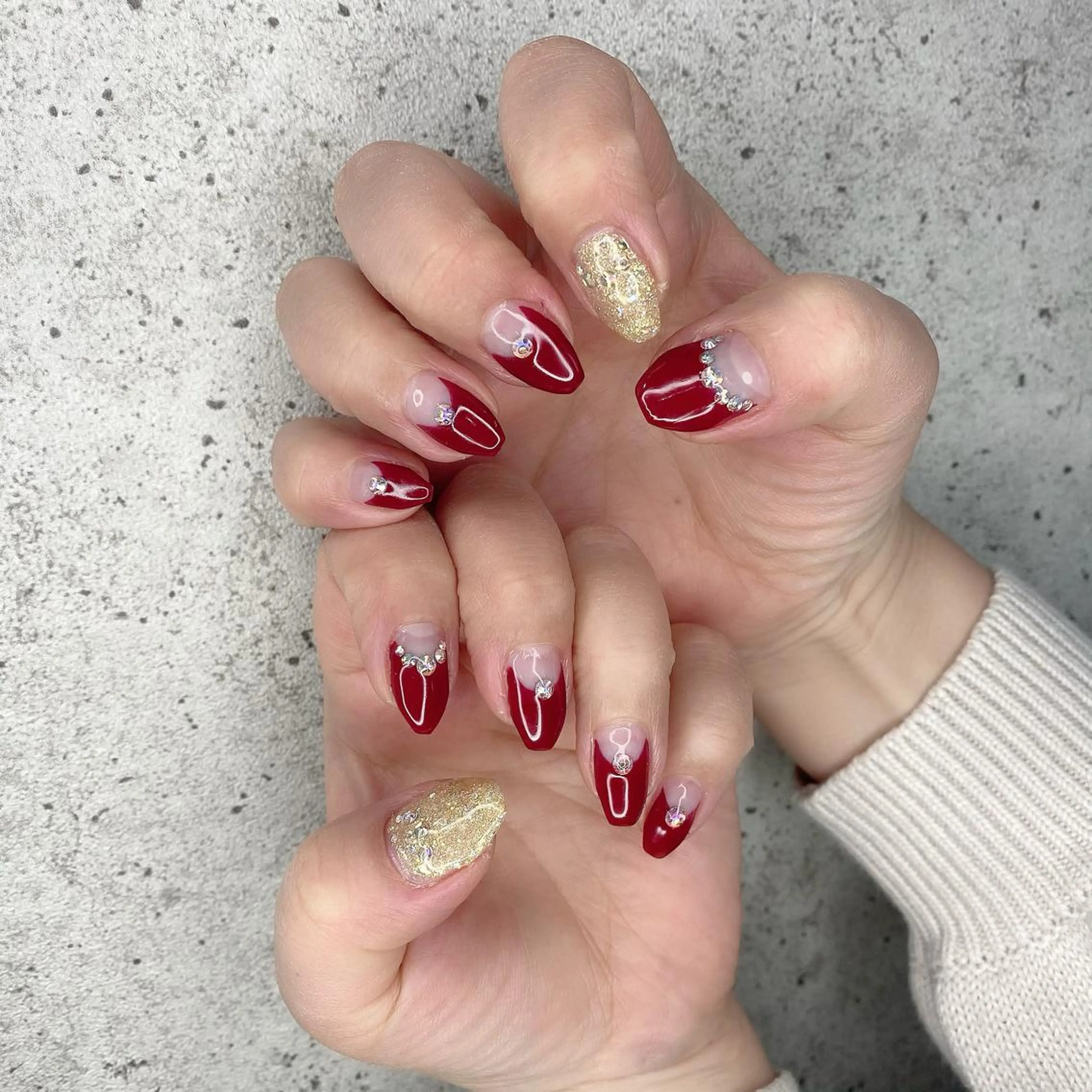 ミディアム カラー パーマ ヘアアレンジ メンズ キッズ ネイル マツエク・マツパ Salon Ｋのネイルデザイン