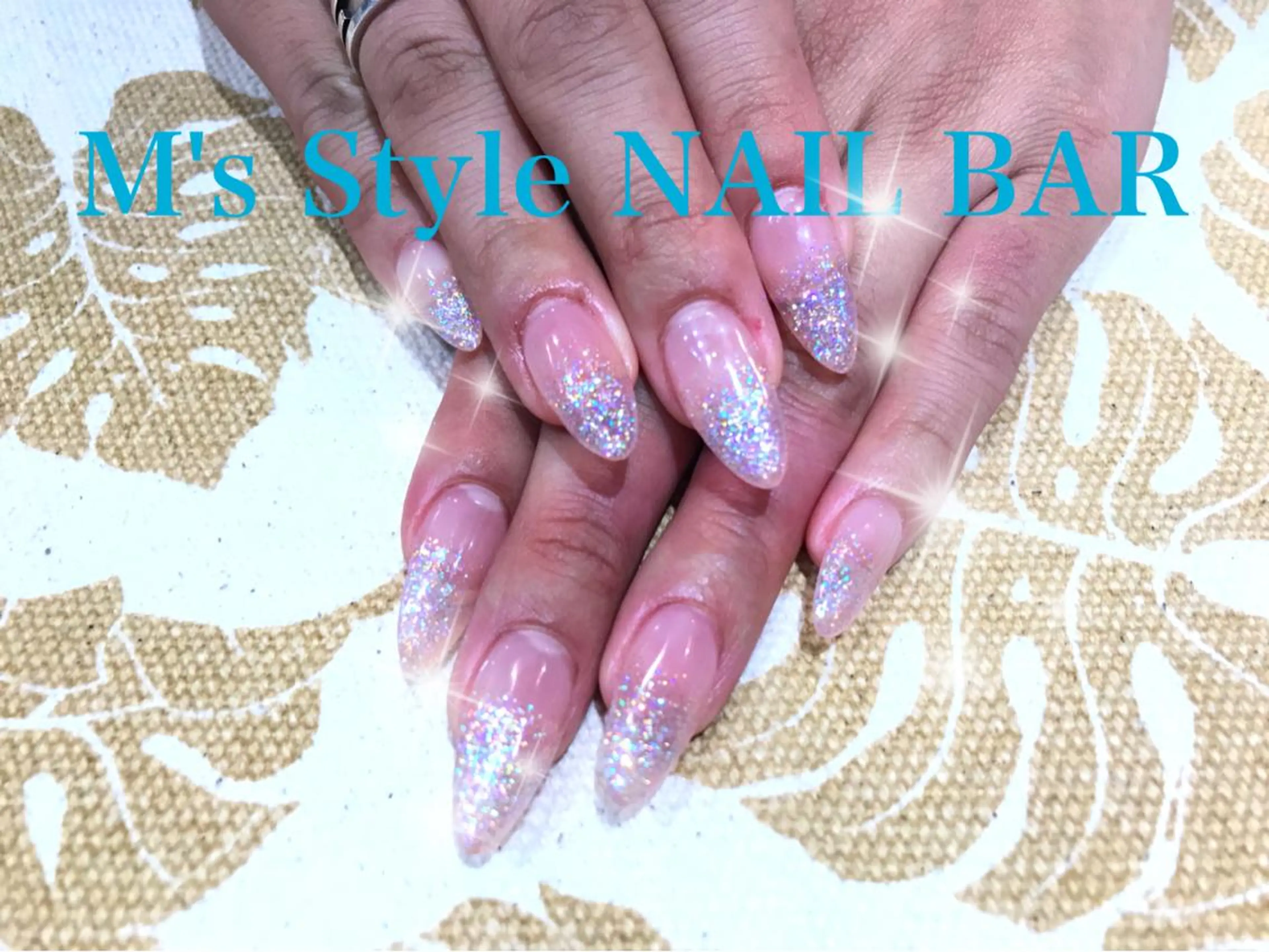 ネイル グラデーション ラメ(グリッター) ハンドネイル M's Style NAIL BARのエステ・リラクイメージ
