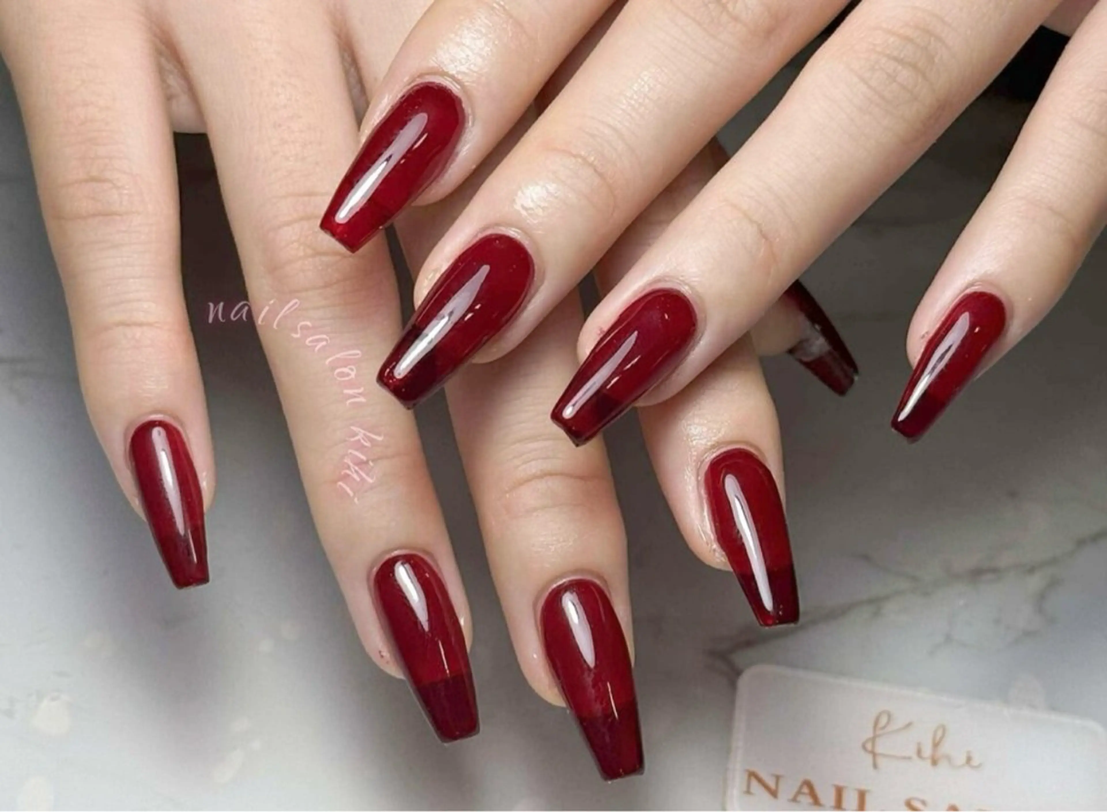 ネイル アートネイル フレンチネイル ジェルネイル グラデーション 韓国ネイル Nail Salon kihi大塚店のネイルデザイン