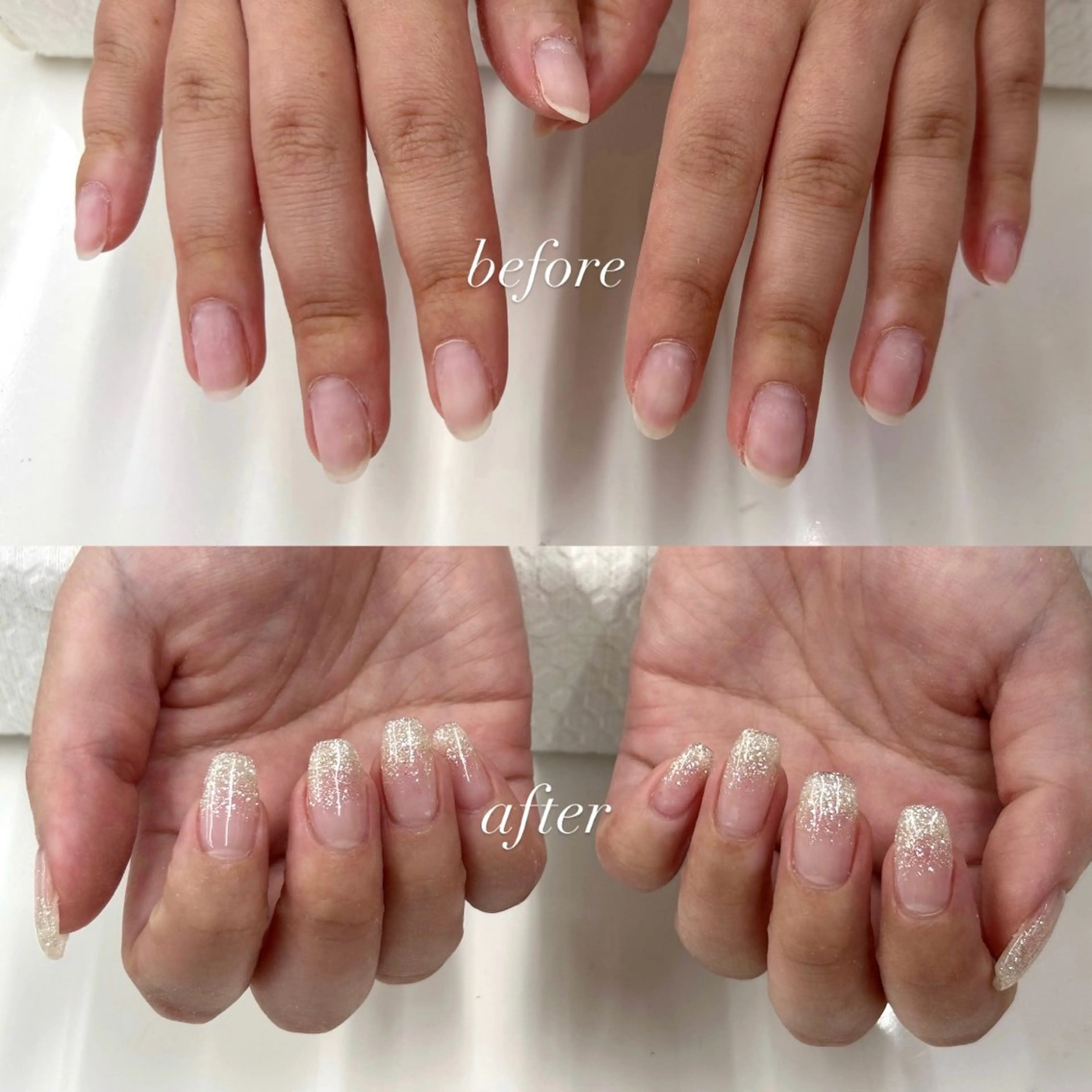 【オフ無】10本スカルプラメグラデーションの写真