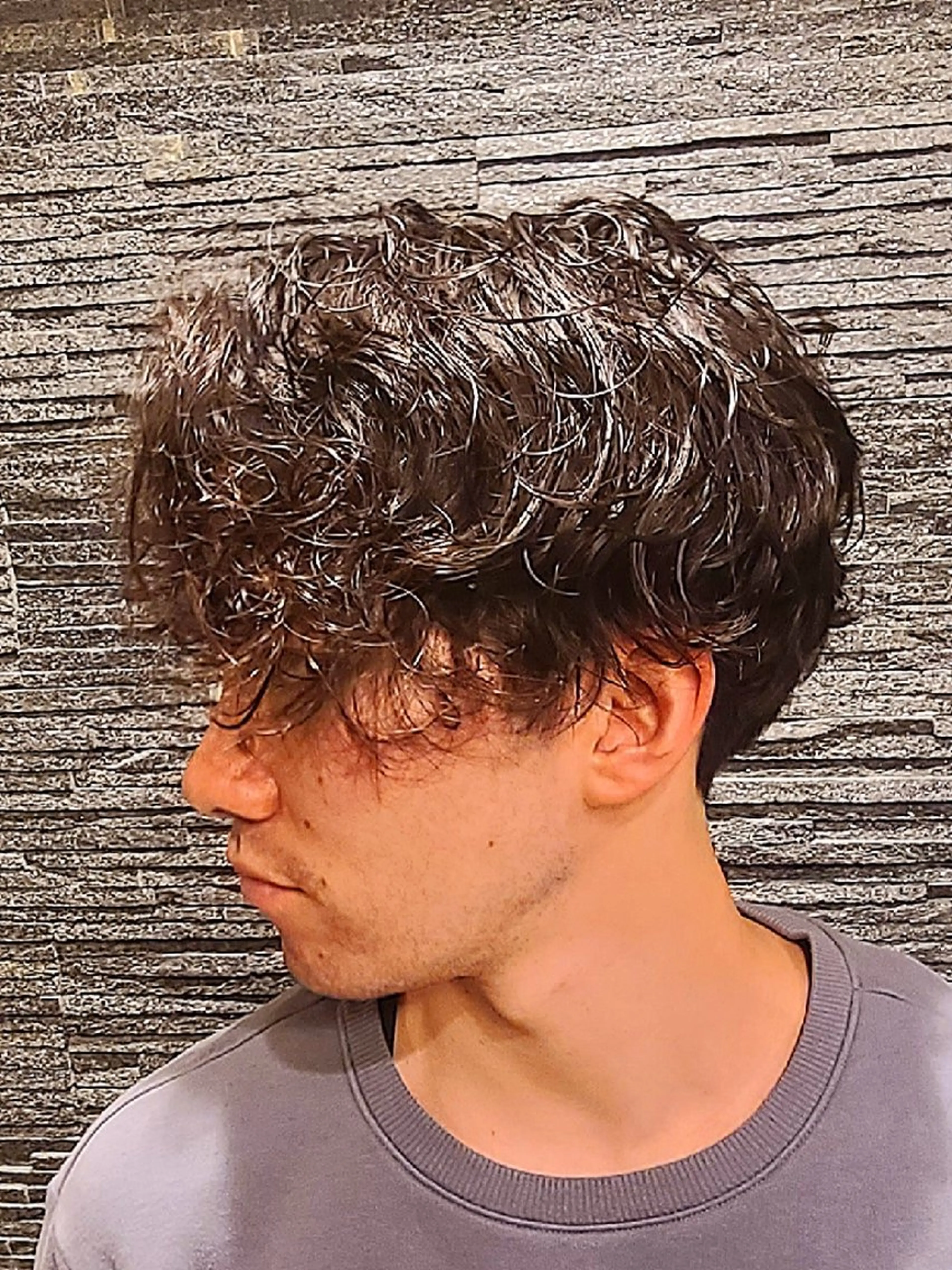 パーマ スパイラルパーマ 針生 永遠のヘアスタイル