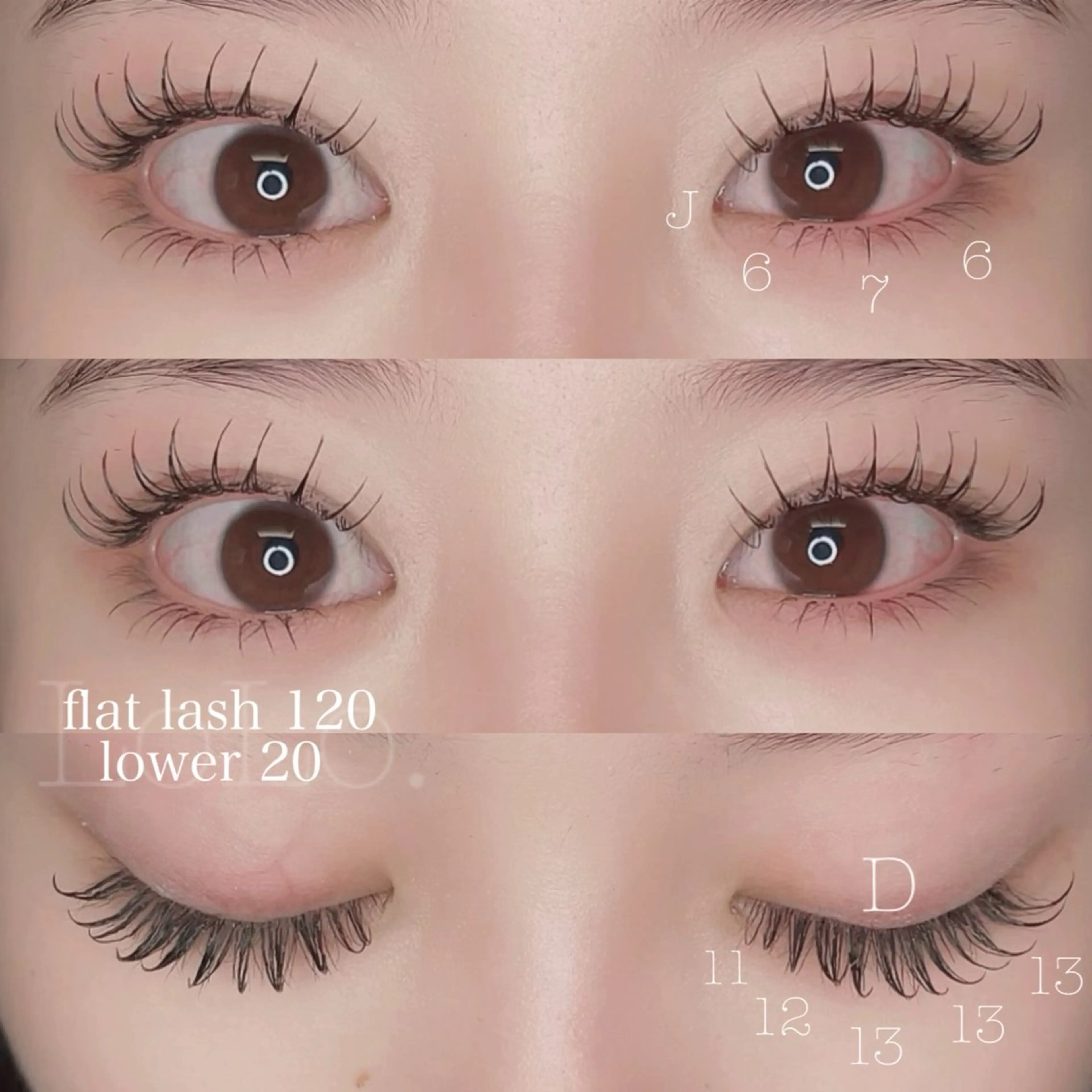 マツエク・マツパ 下まつげエクステ 千恵☀️ マツエク/マツパ☀️のマツエク・マツパデザイン