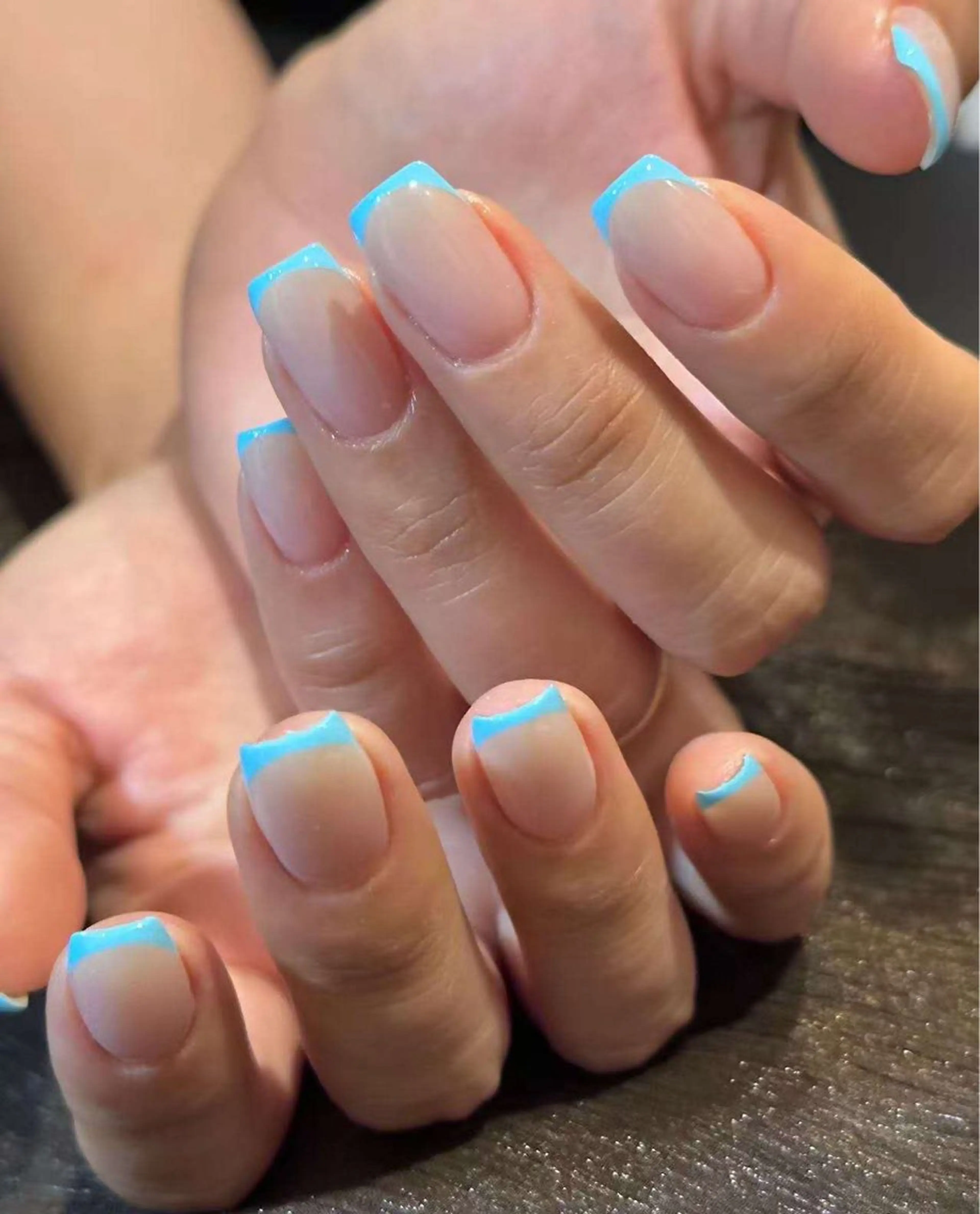 ネイル オーロラネイル フラワーネイル フットネイル フレンチネイル ジェルネイル ハンドネイル BabyYouMi ねねのネイルデザイン