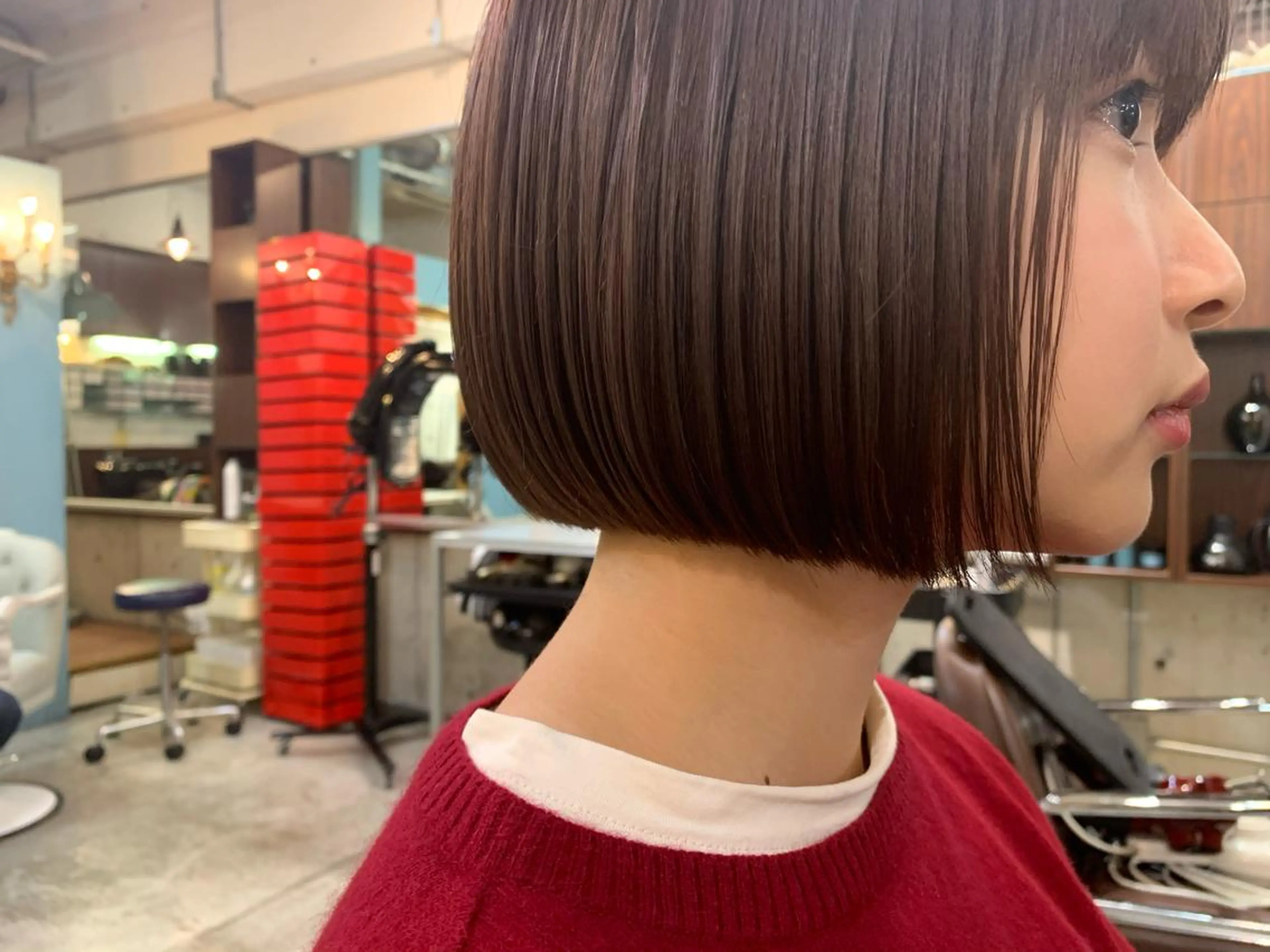 ショート カラー ボブ tension 【テンション】のヘアスタイル