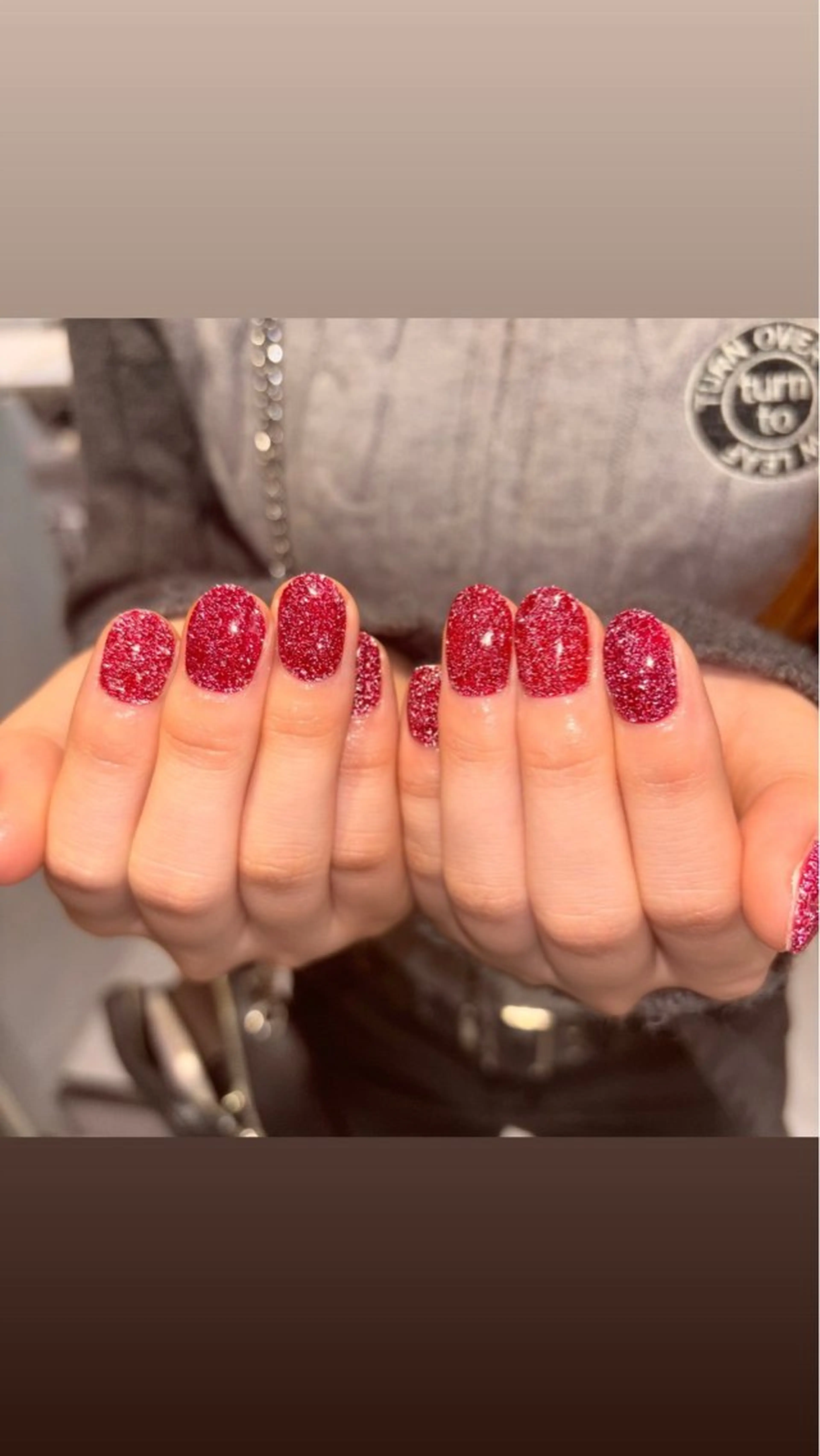 【オフあり】ハンドワンカラージェルネイルの写真