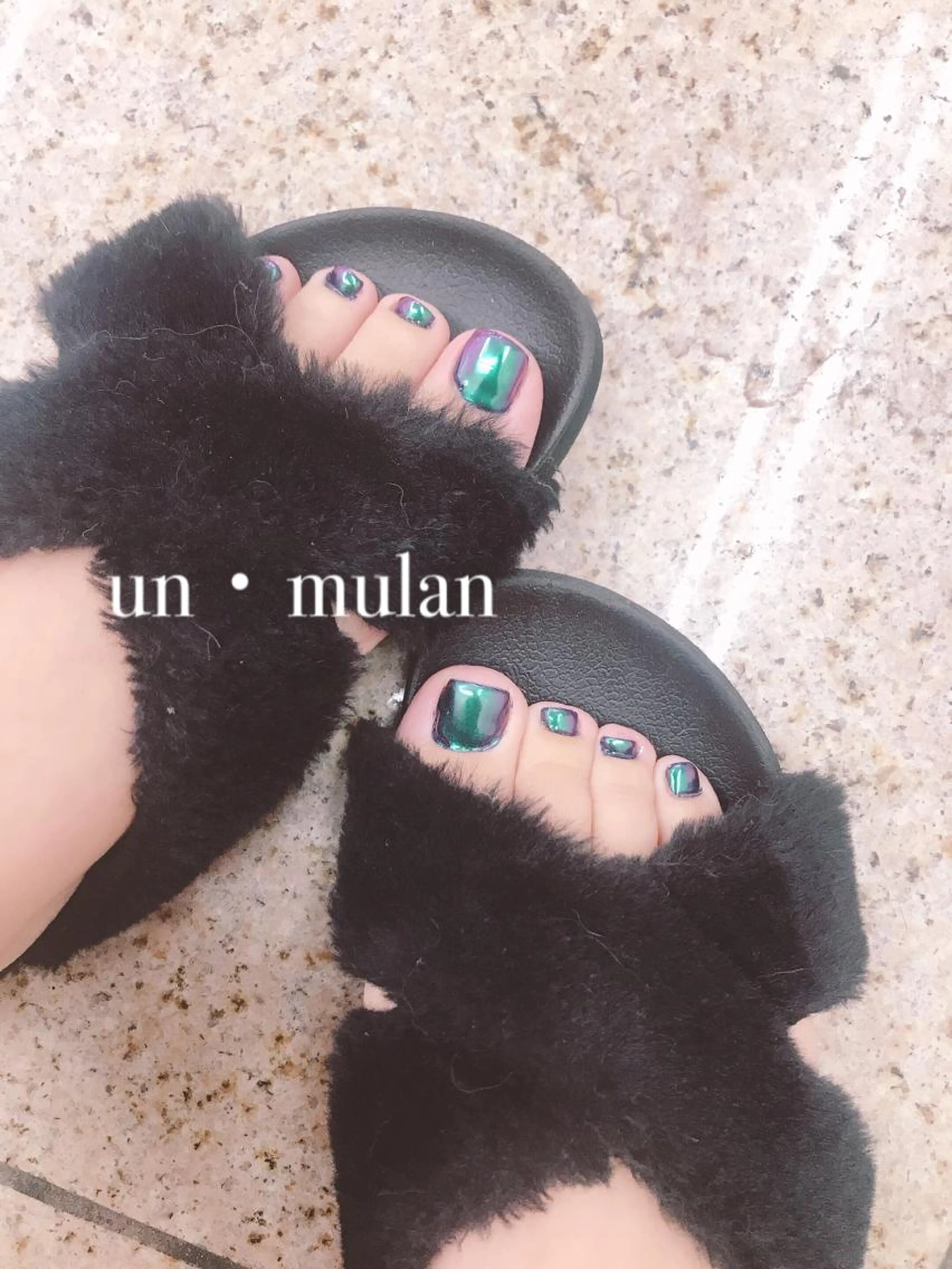 定額フットネイル(アート両足2本以内)の写真