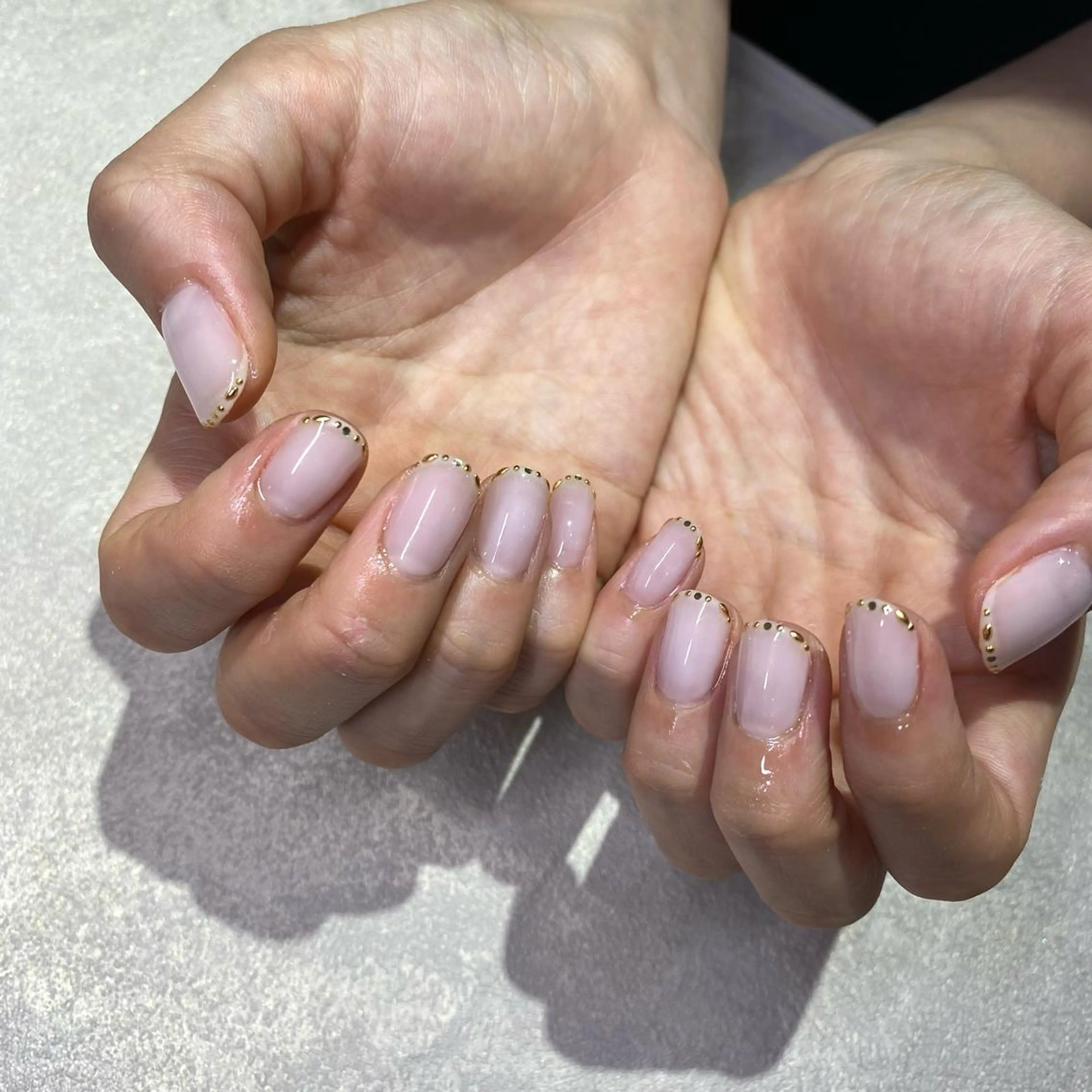 ネイル ハンドネイル Amber21.所属・Nagahama Akariのネイルデザイン