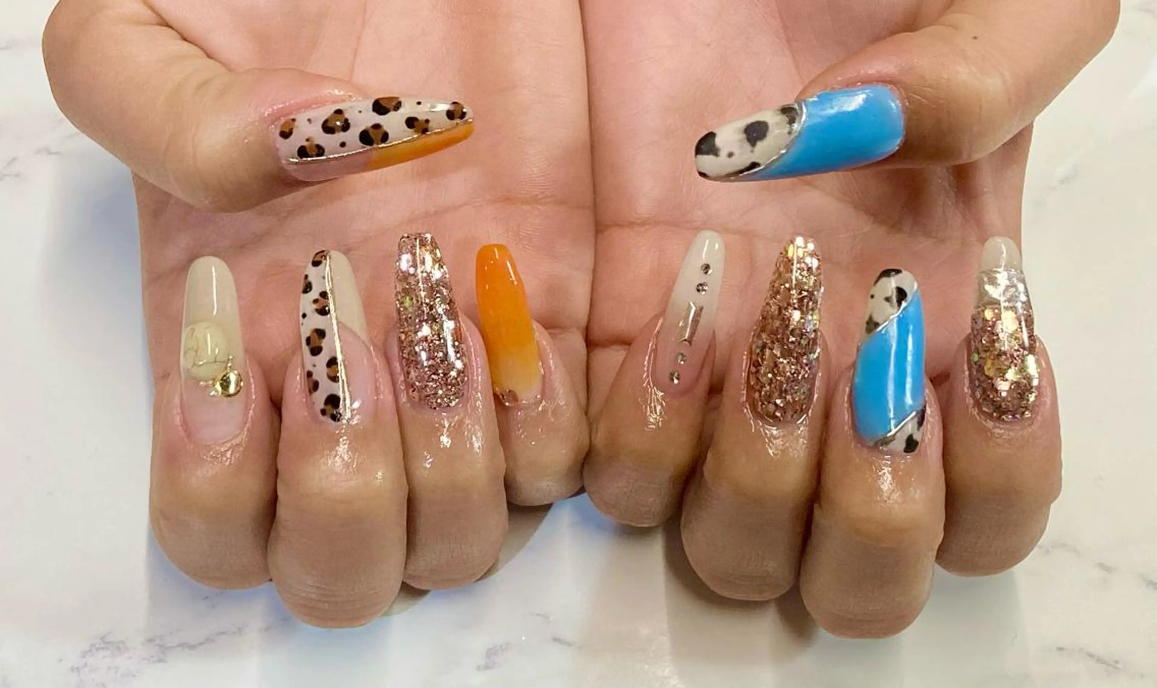 ネイル 長さ出し ネイルチップ ハンドネイル one nailsalonのネイルデザイン