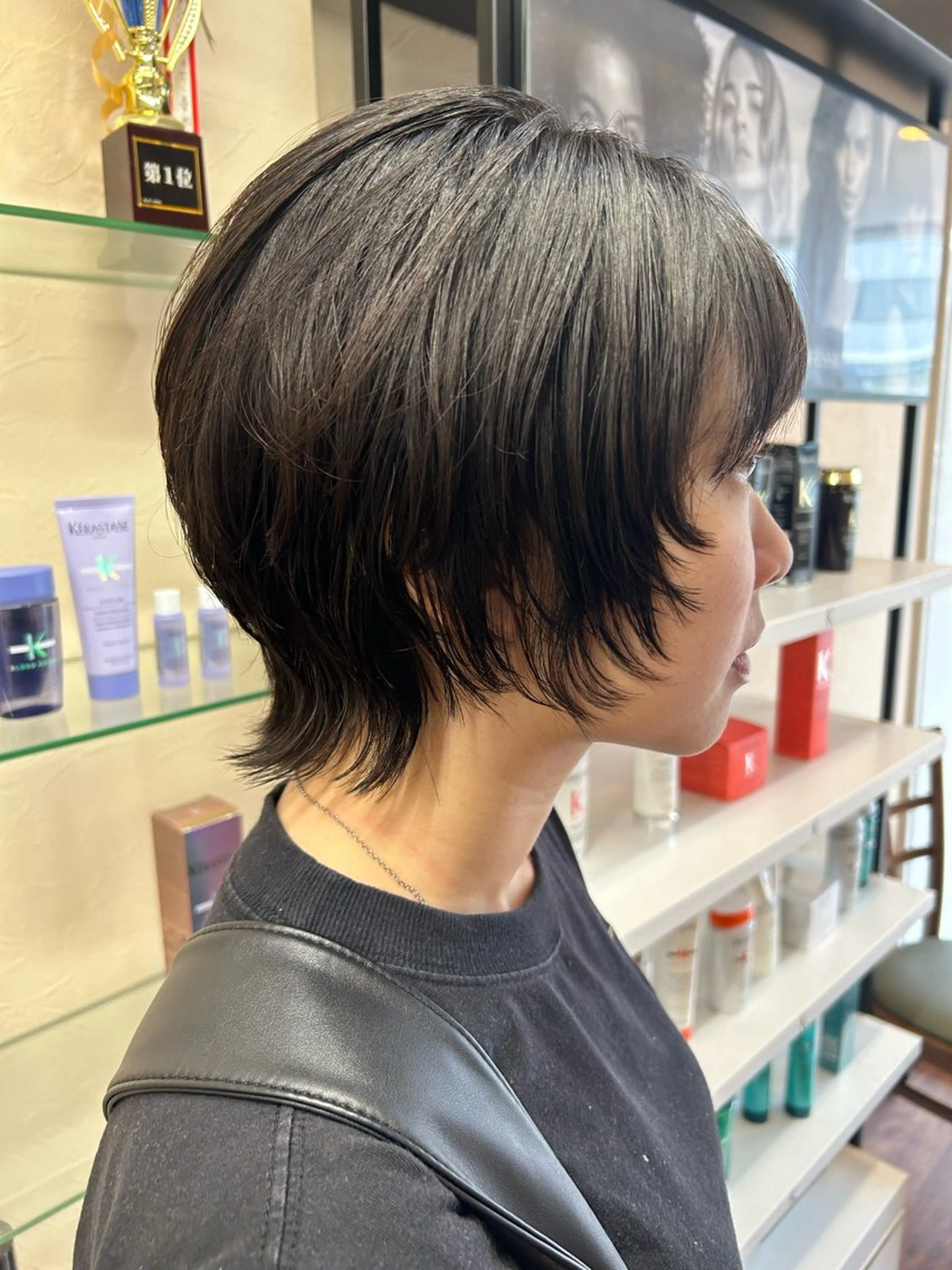 ショート くせ毛 ウルフカット 🧡森川 梨々香🧡のヘアスタイル