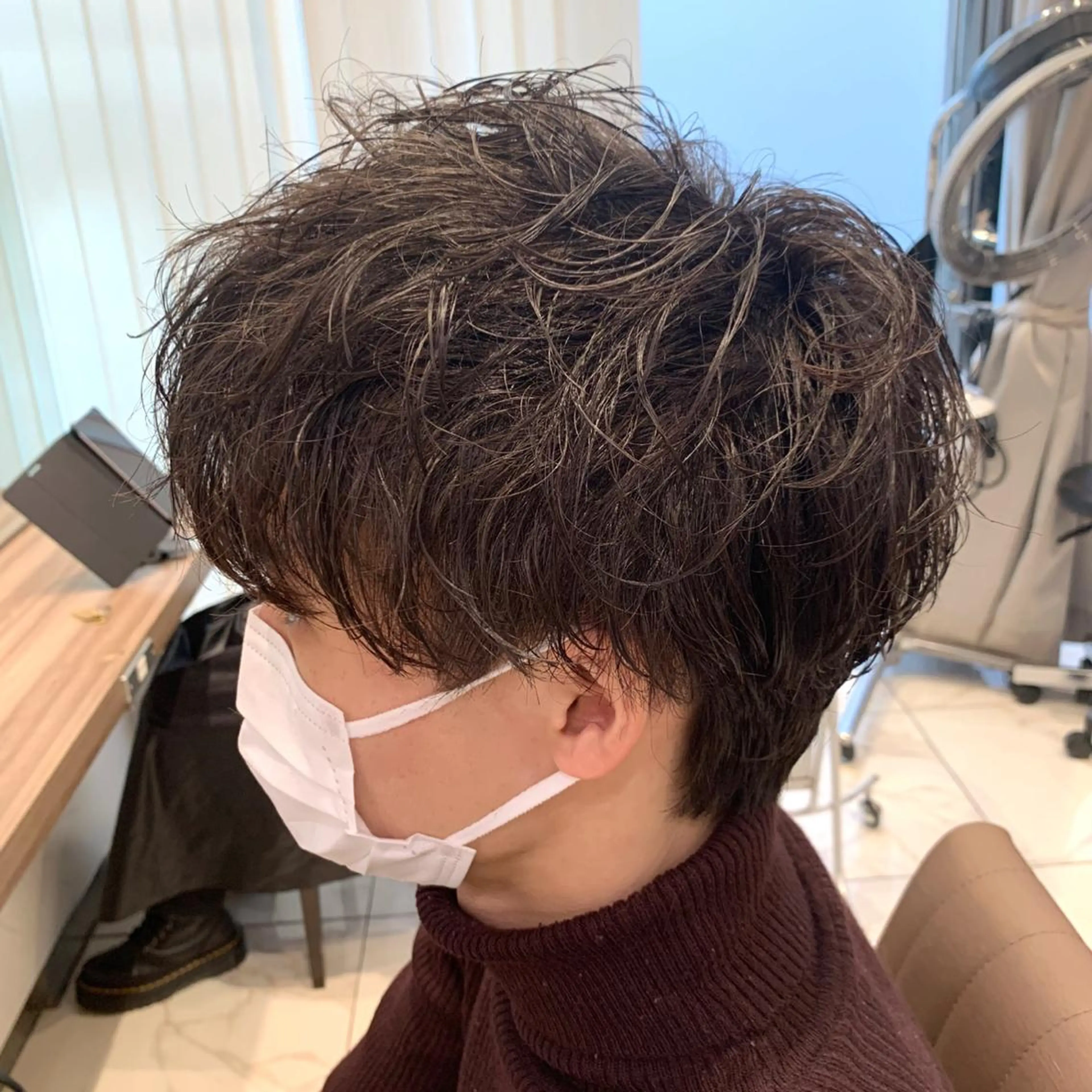 パーマ メンズ メンズパーマ ニュアンスパーマ REM 阿佐ヶ谷所属・REM【阿佐ヶ谷】 MEGUのヘアスタイル