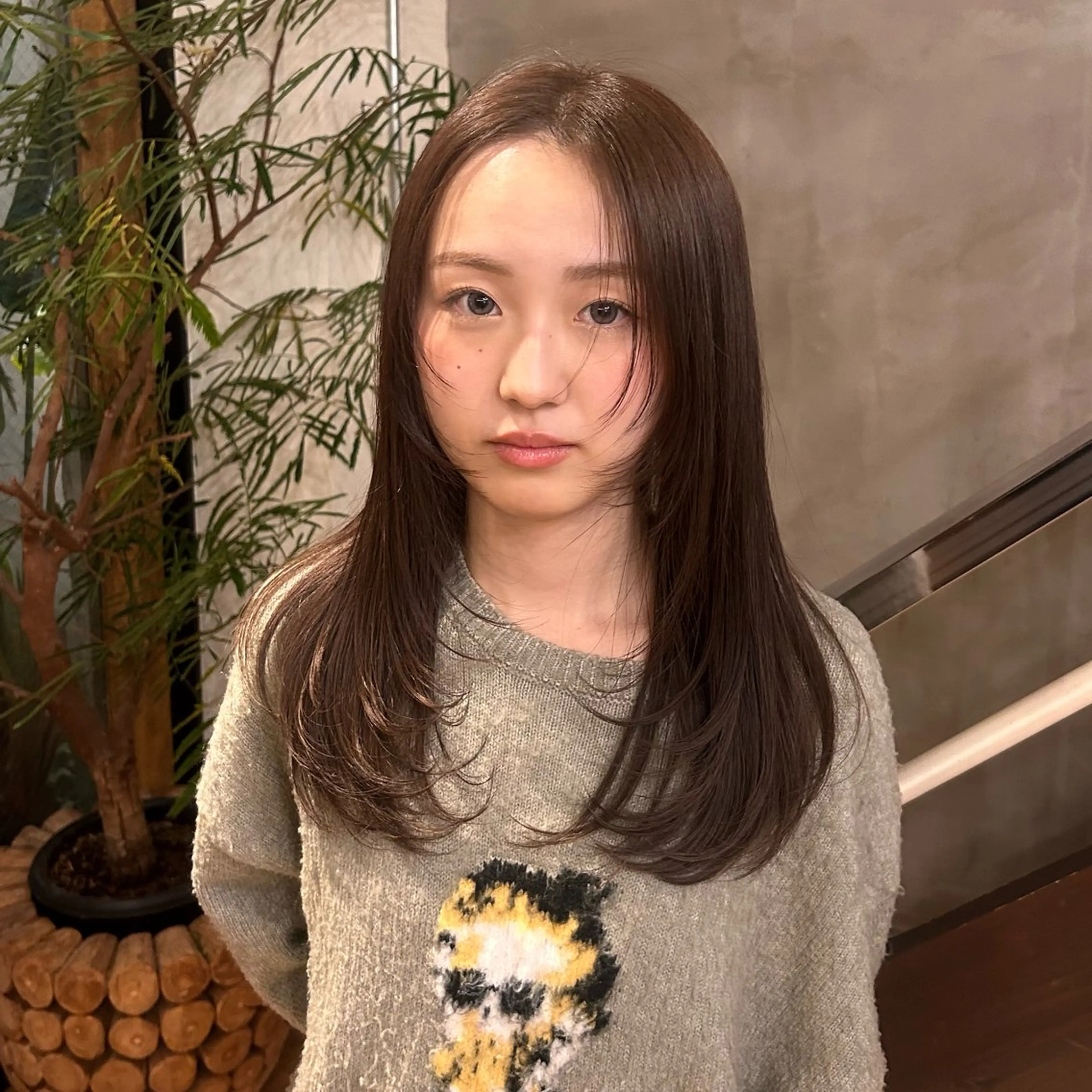 セミロング カット MASHU所属・レイヤーカット🌟 きだに りののヘアスタイル