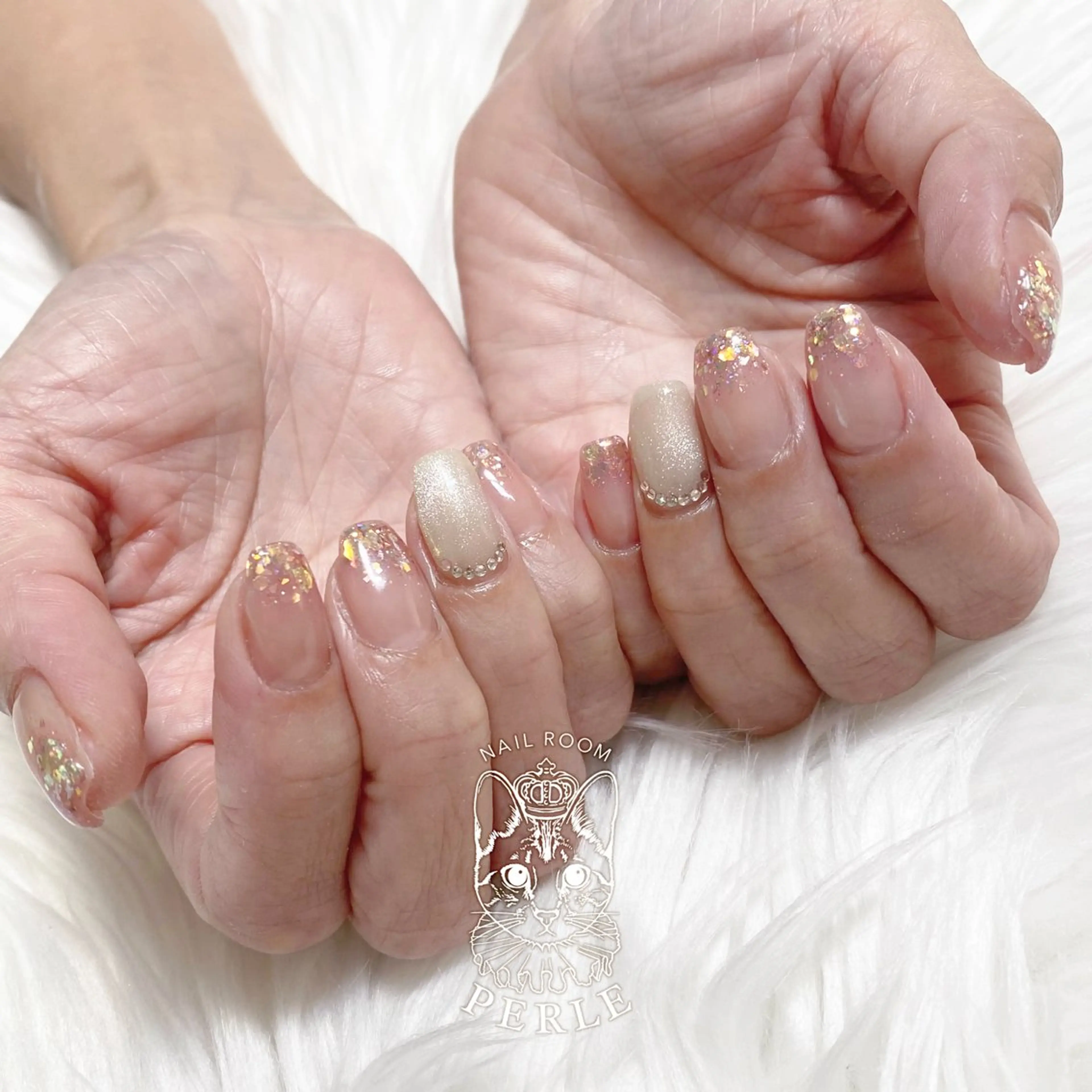 ネイル ハンドネイル nail room Perleのネイルデザイン