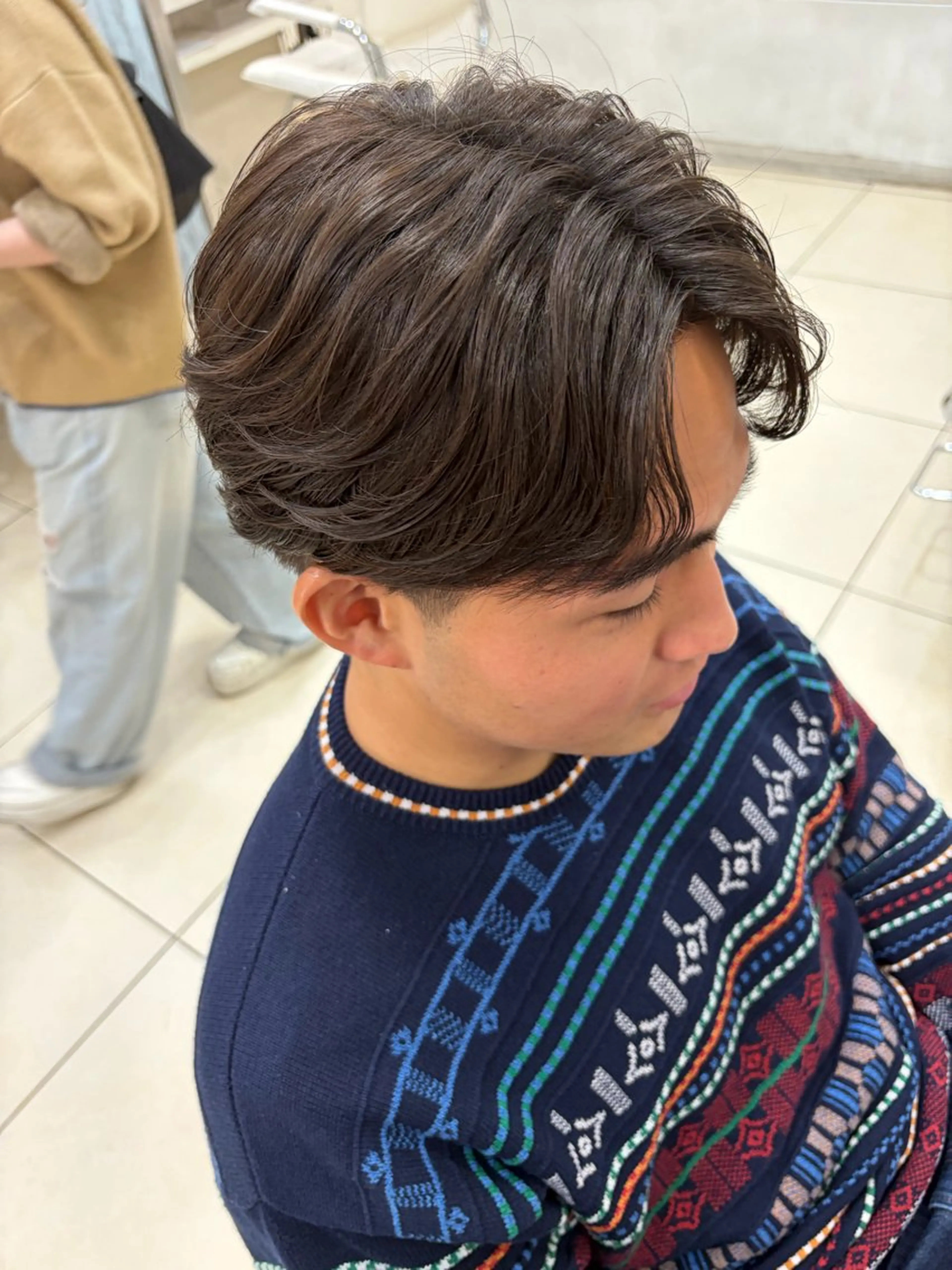 パーマ メンズ カット パーマ メンズニュアンス パーマ特化akaneのヘアスタイル