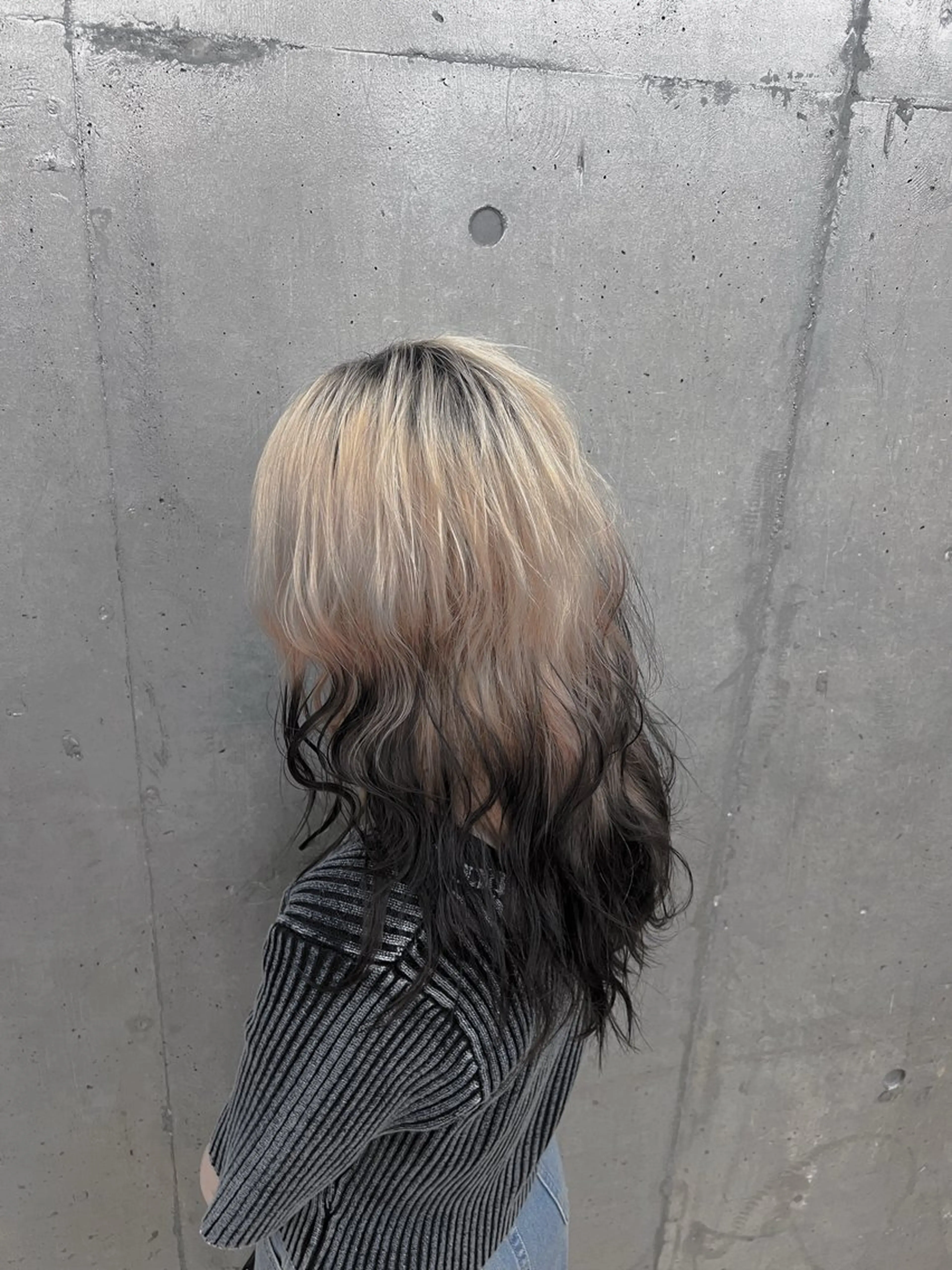 ロング カラー デザインカラー 野田阪神/レイヤー/ ハイライト/yuuのヘアスタイル