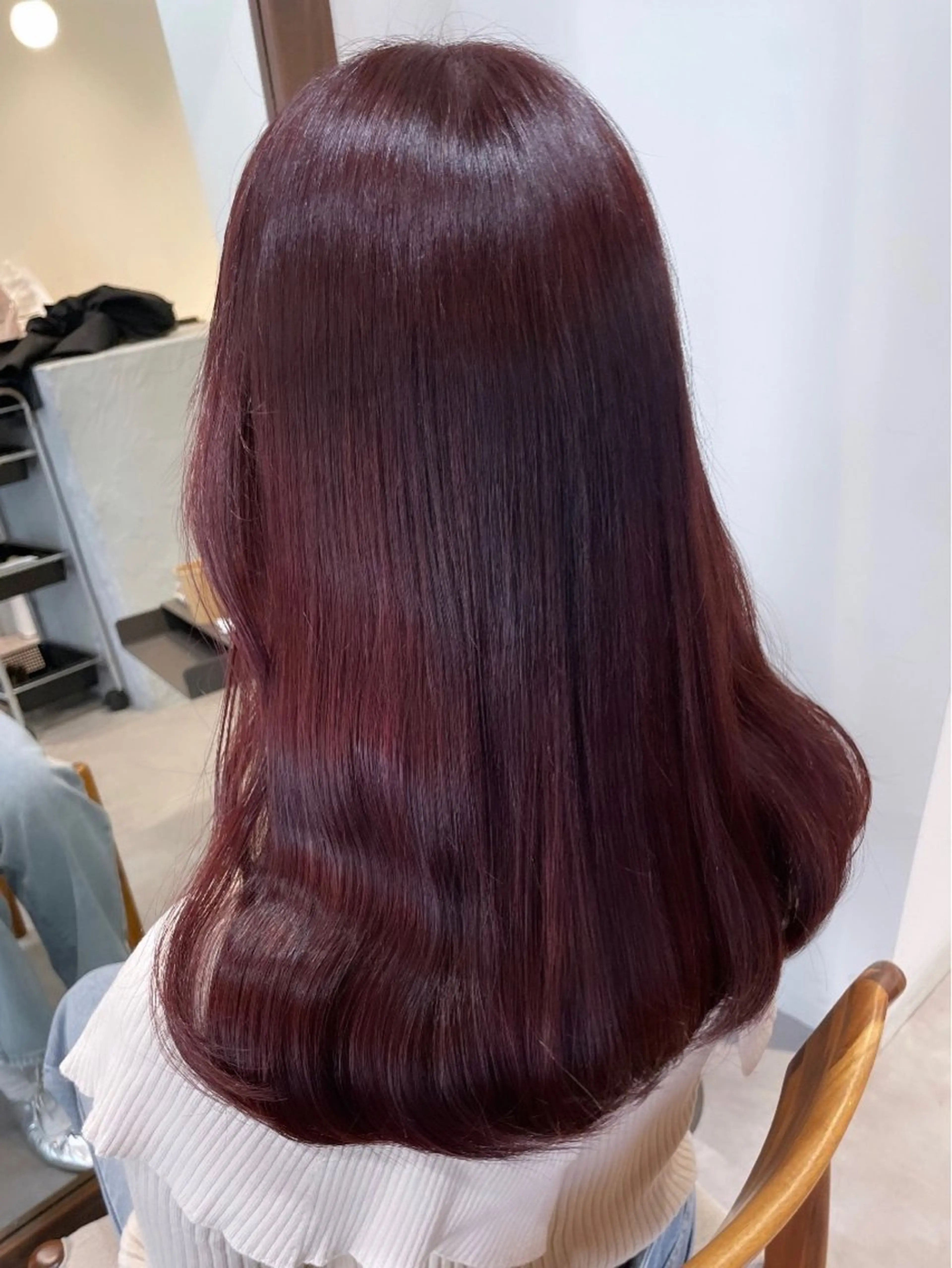 ロング カラー ヘアカラー トリートメント 若月 あやかのヘアスタイル