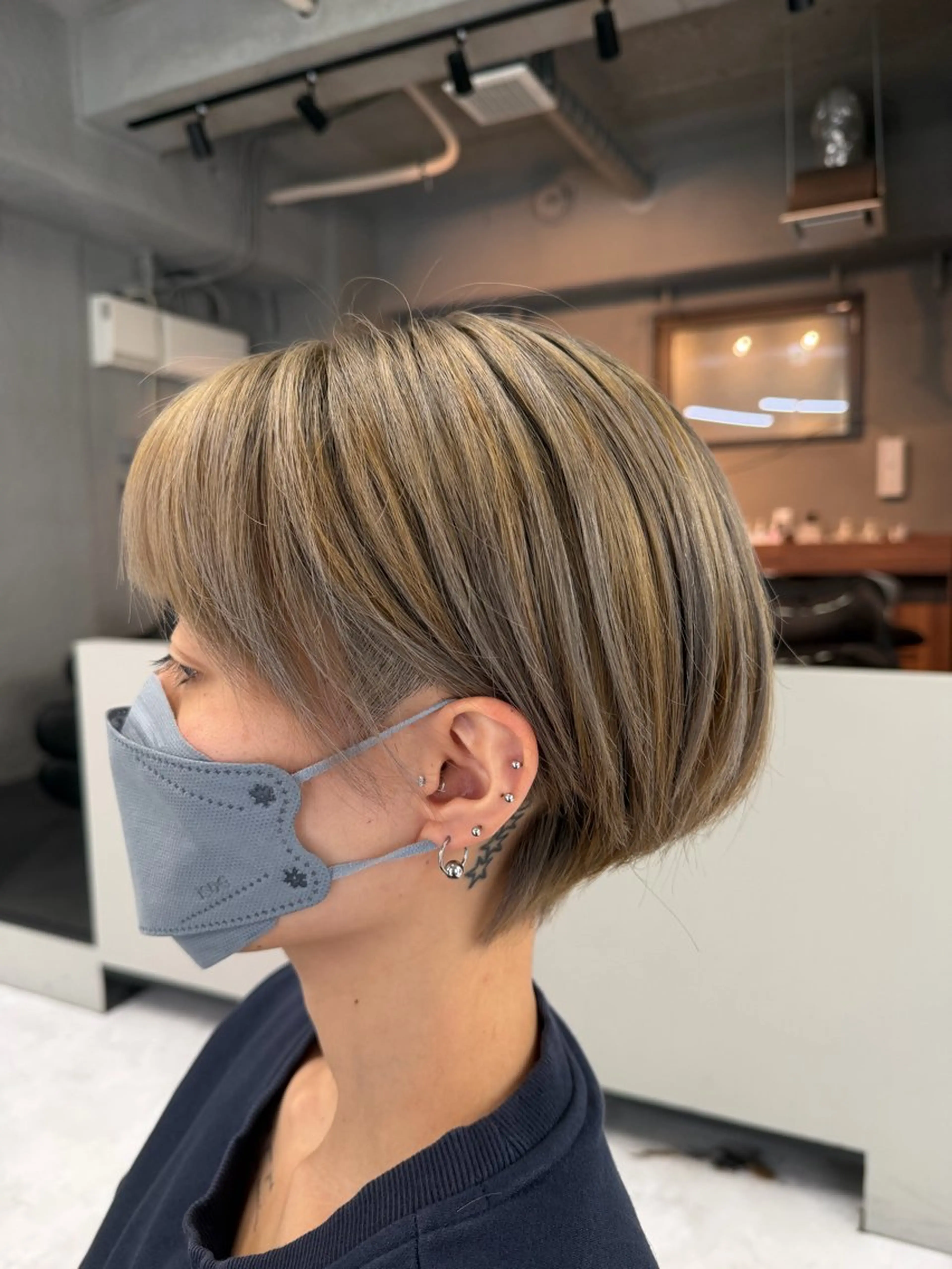 ショート 髪質改善 レイヤーカット ショートヘア カット ヘアカラー トリートメント ✨中野✨髪質改善✨ 野口虎剛のヘアスタイル