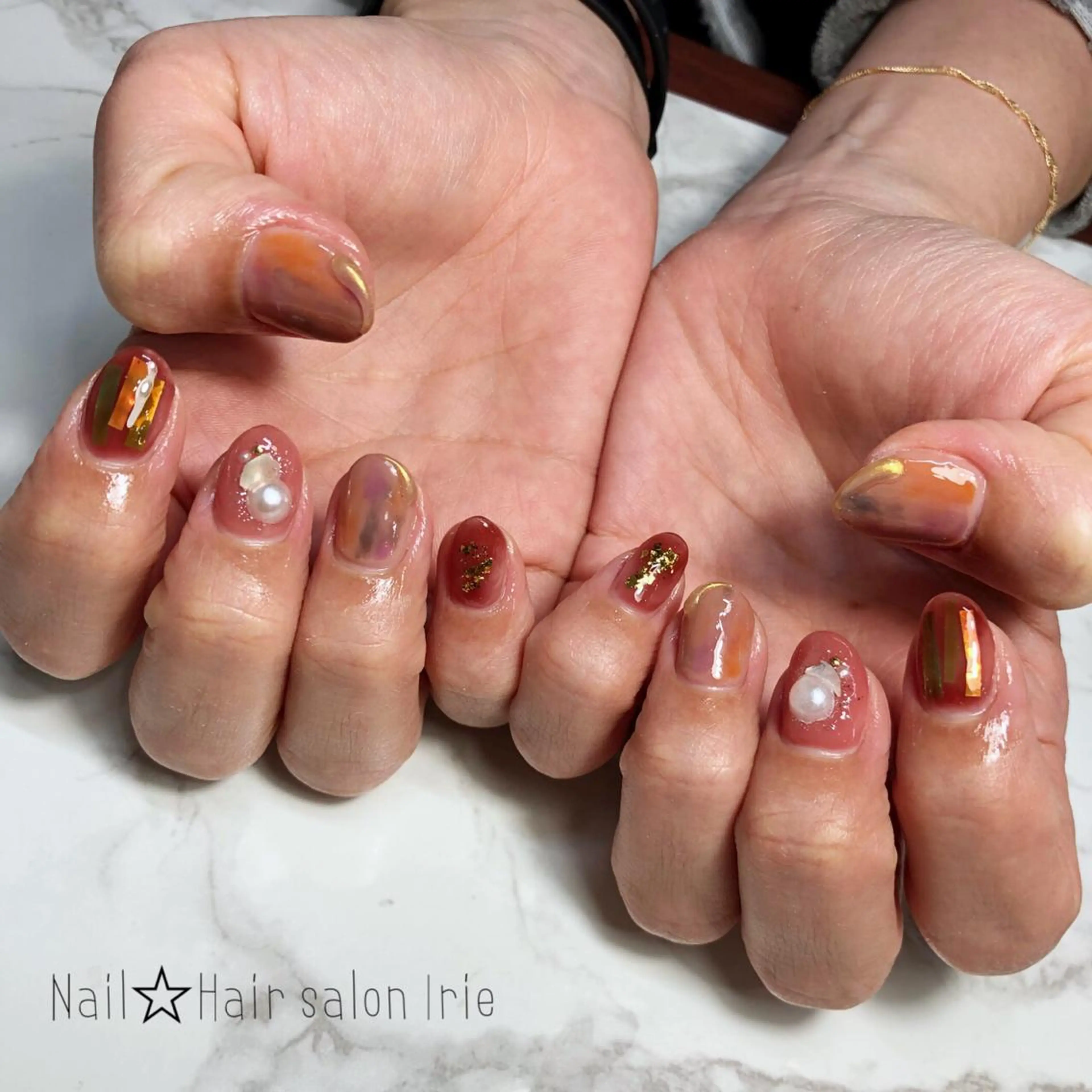 ネイル Hair salon Irie所属・與儀 知佳のネイルデザイン