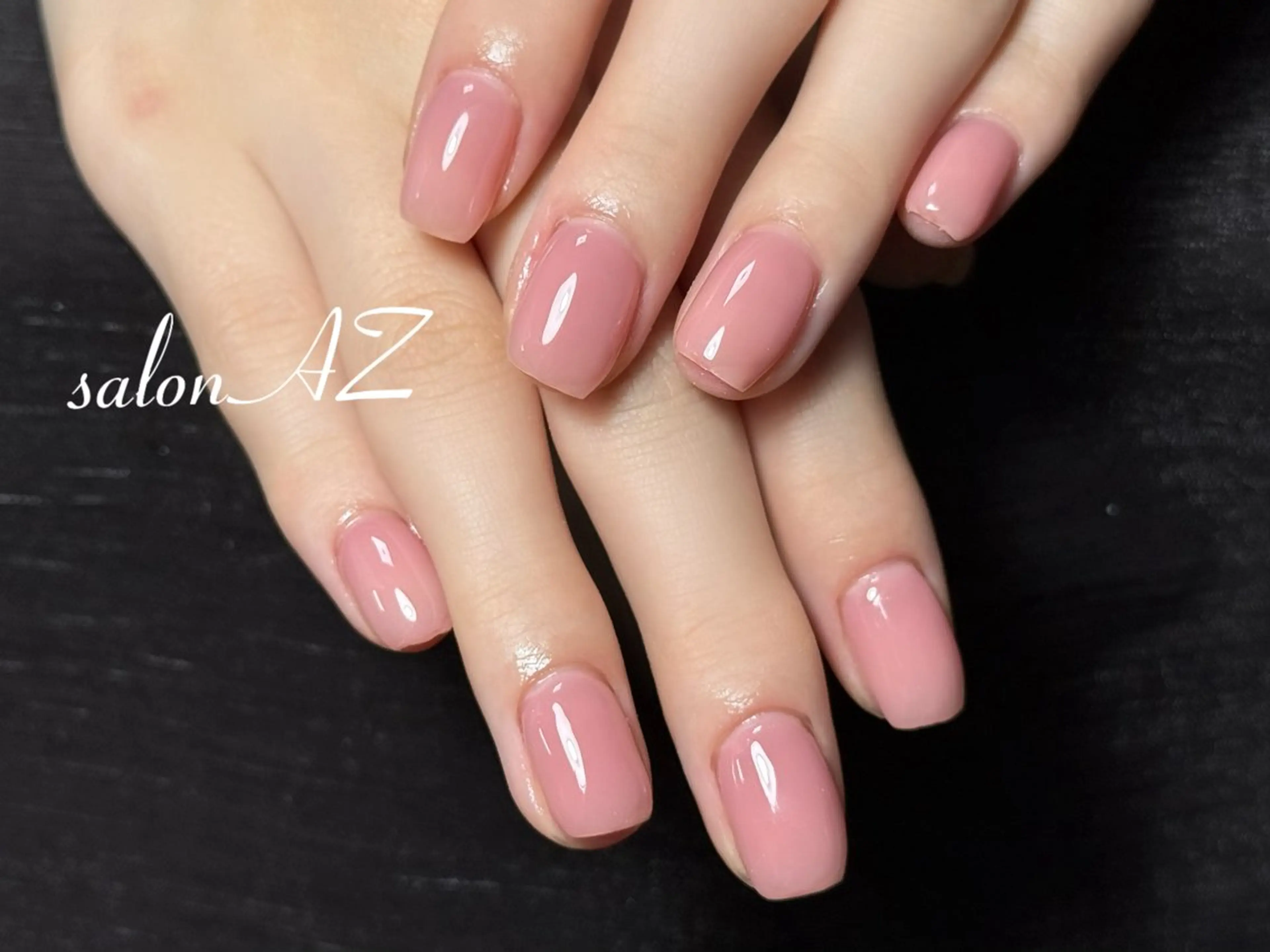 ネイル アートネイル 長さ出し フットネイル フレンチネイル ジェルネイル ハンドネイル salon AZのネイルデザイン