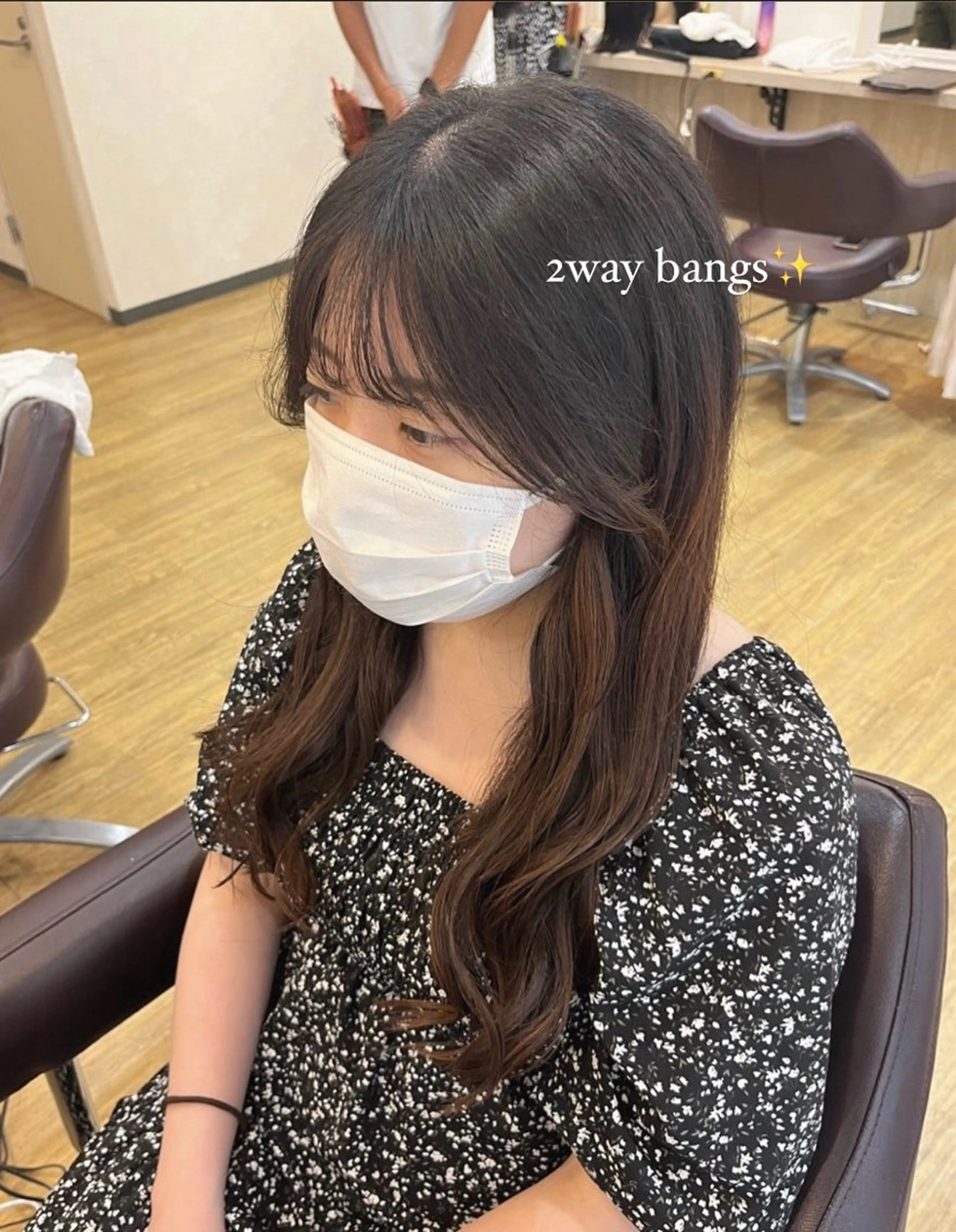 ロング カット トリートメント 透明感カラー／ 艶感カラー／RAMUのヘアスタイル