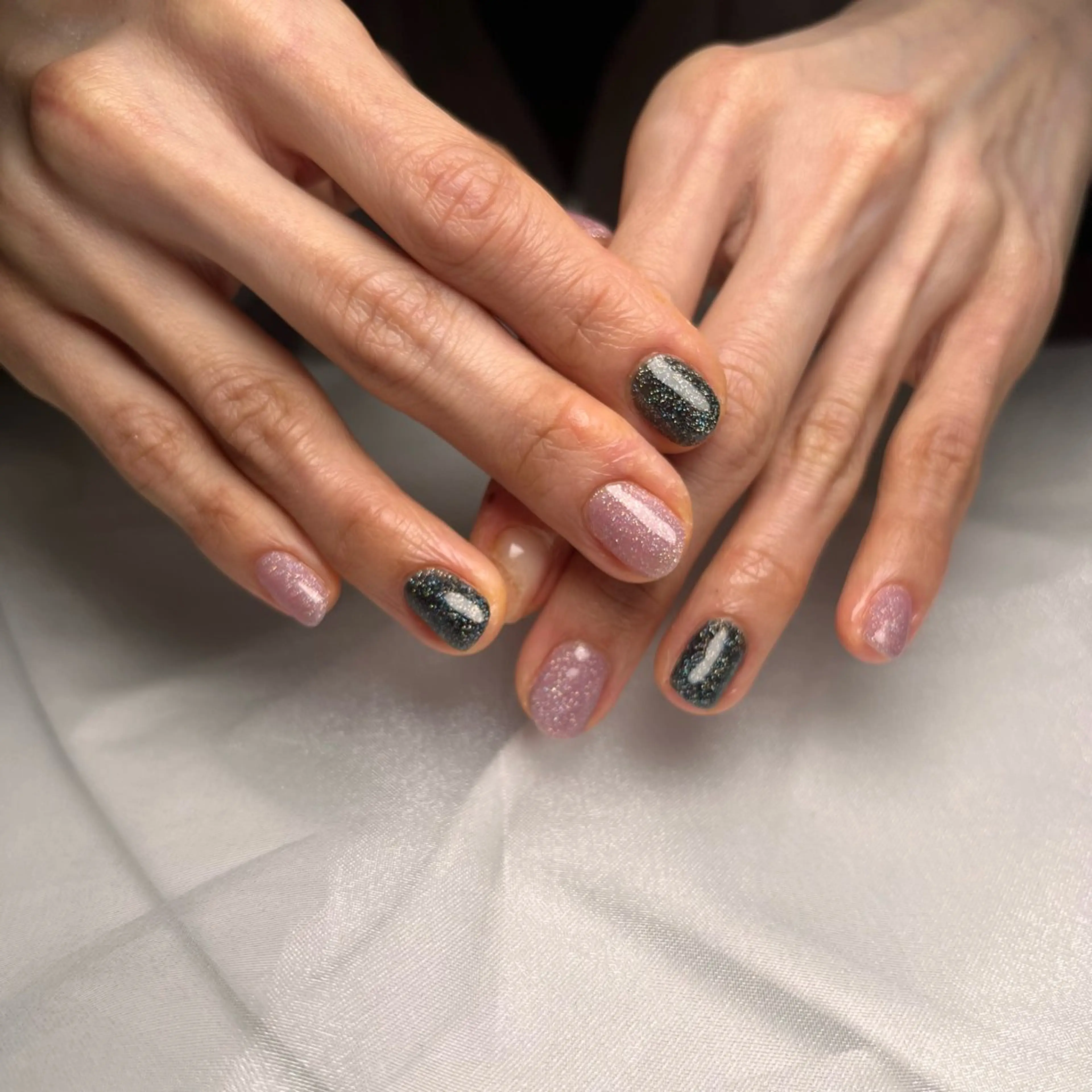 ネイル キラキラネイル ネイルサロンnico 安田のネイルデザイン